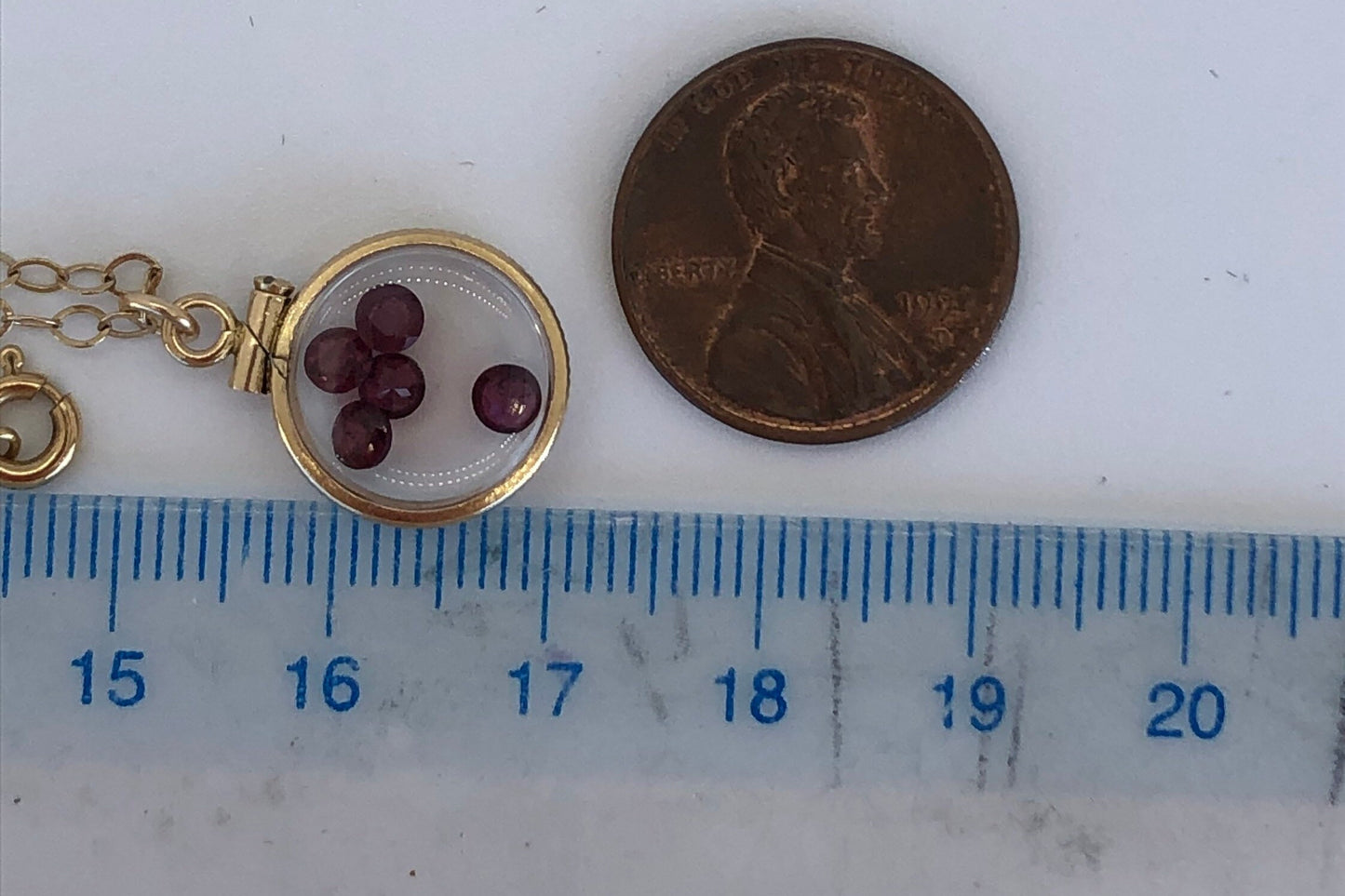 Dainty Handmade Garnet Shaker Locket ,14k gold filled w .91 CTW of gems, January birthstone Customize one for your Mother's Day? Just ask