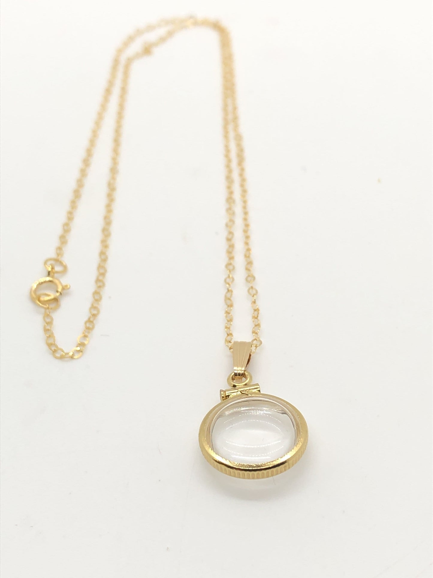 Empty 12.5 mm Handmade 14k Gold Filled Shaker Locket, FREE SCREWDRIVER , waiting for your small treasures