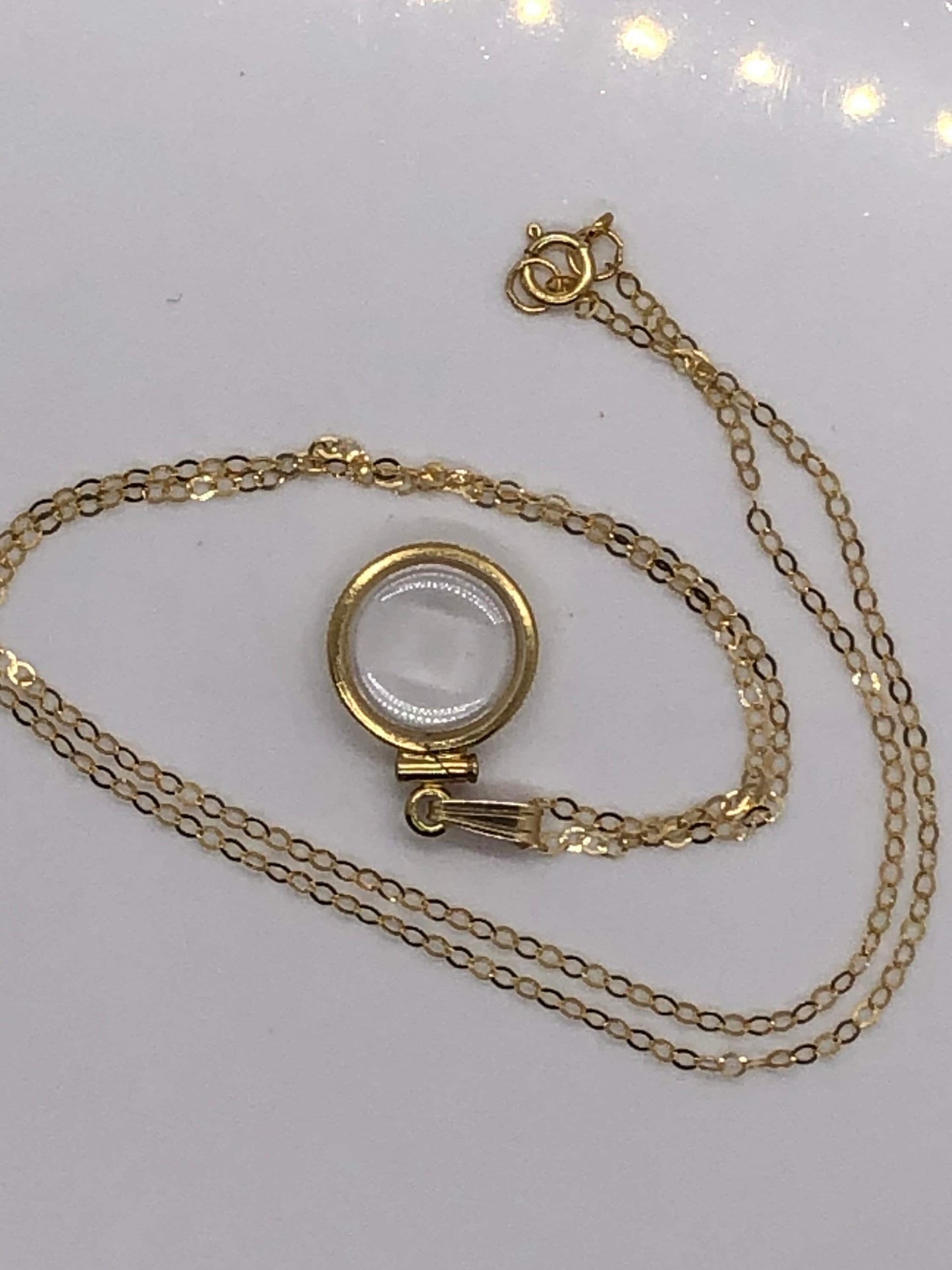 Empty 12.5 mm Handmade 14k Gold Filled Shaker Locket, FREE SCREWDRIVER , waiting for your small treasures