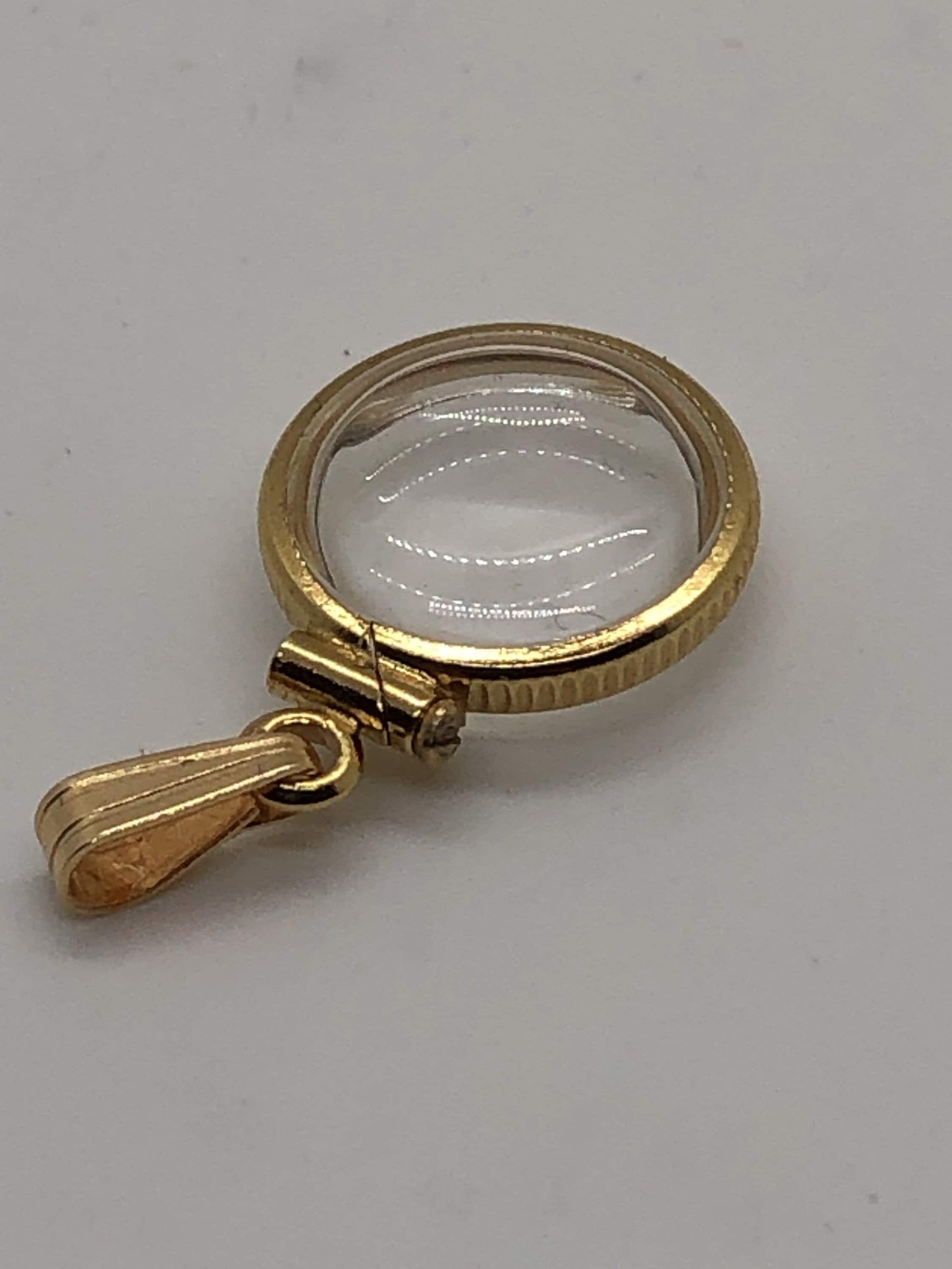 Empty 12.5 mm Handmade 14k Gold Filled Shaker Locket, FREE SCREWDRIVER , waiting for your small treasures