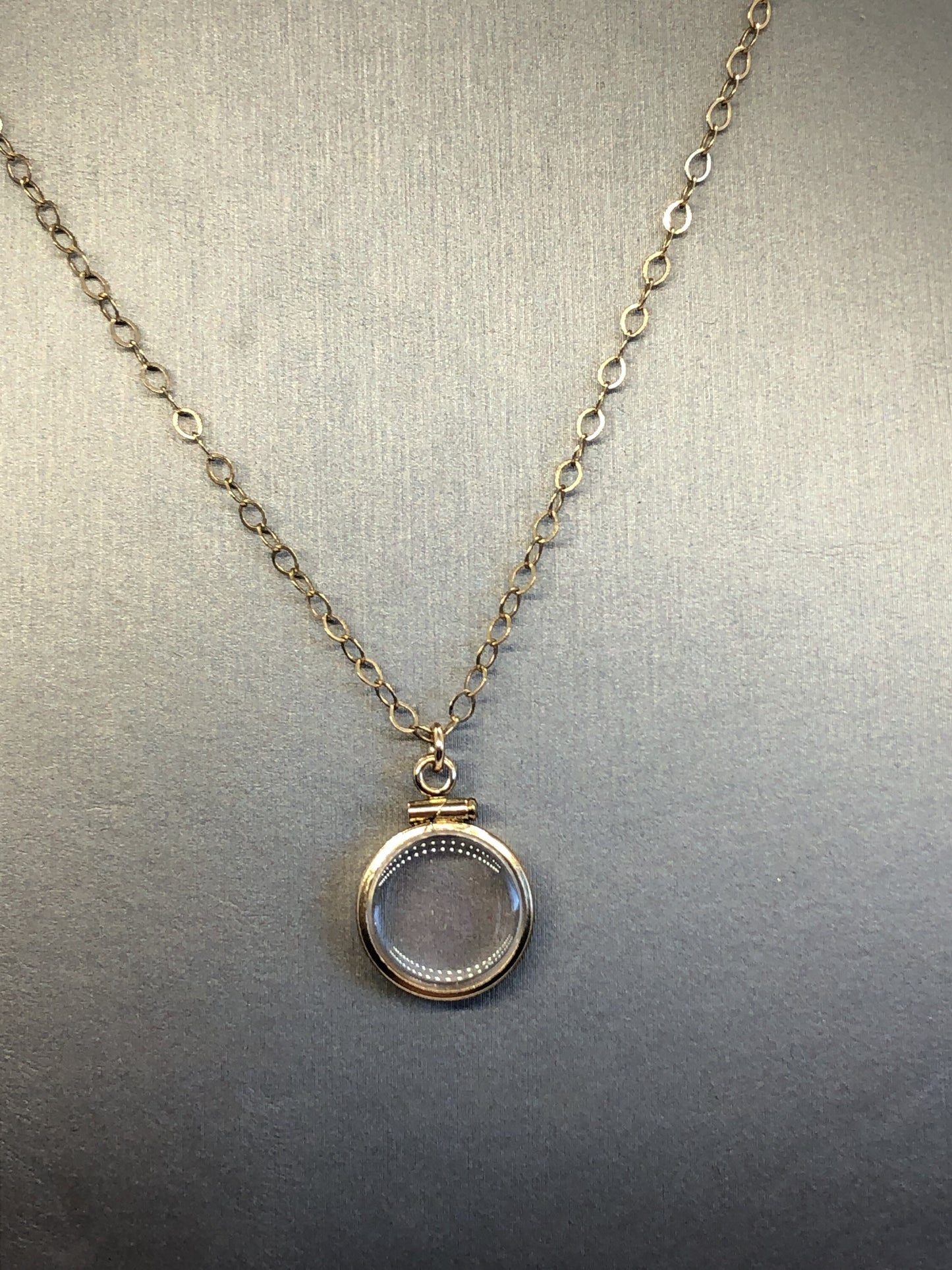 empty 12.5 mm Handmade 14k gold filled shaker locket, FREE SCREWDRIVER INCLUDED , waiting for your small treasures