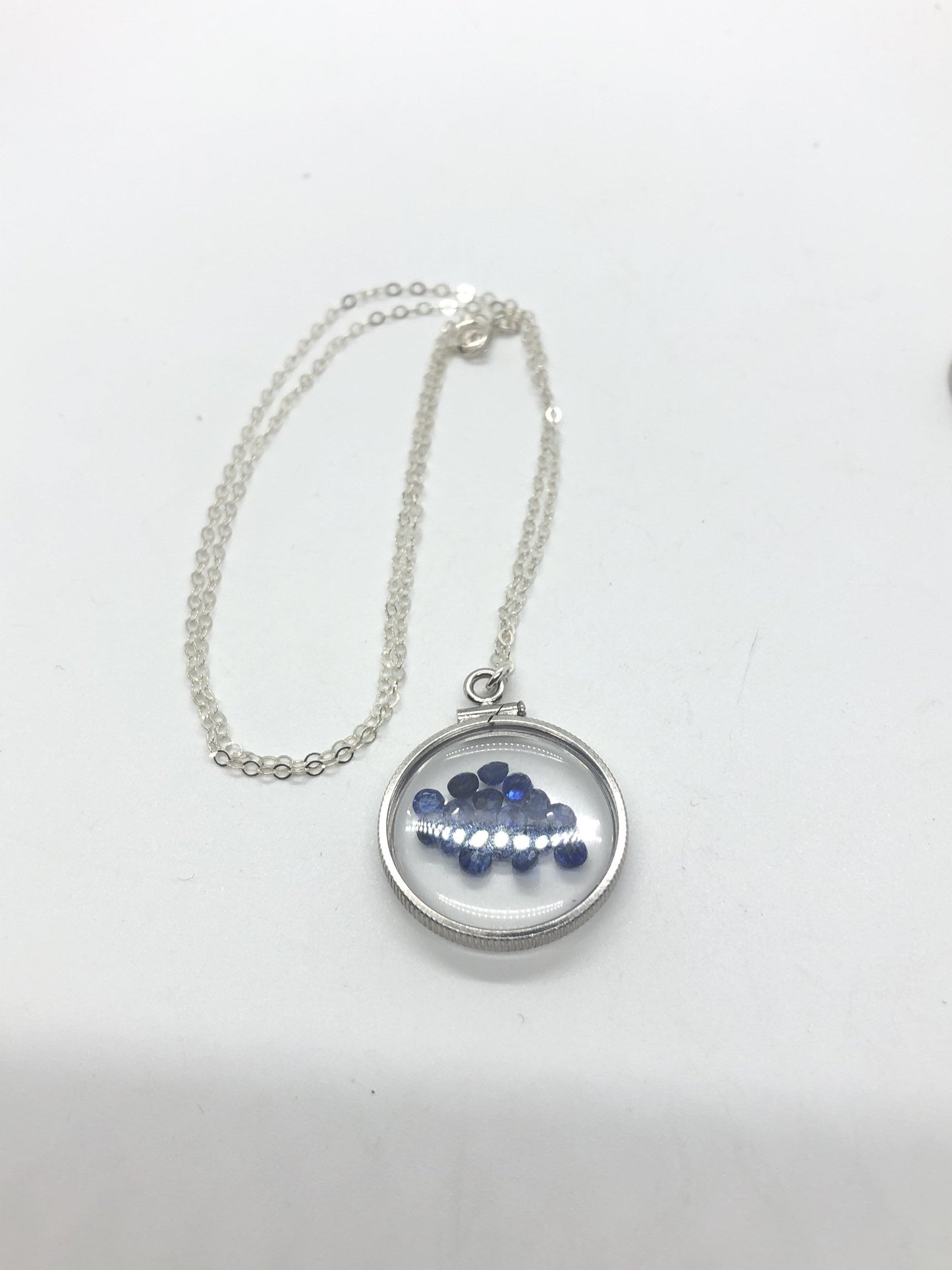 Customizable, Shaker Locket 14k GF or silver w/ your choice of beautiful birthstones, custom created by YOU
