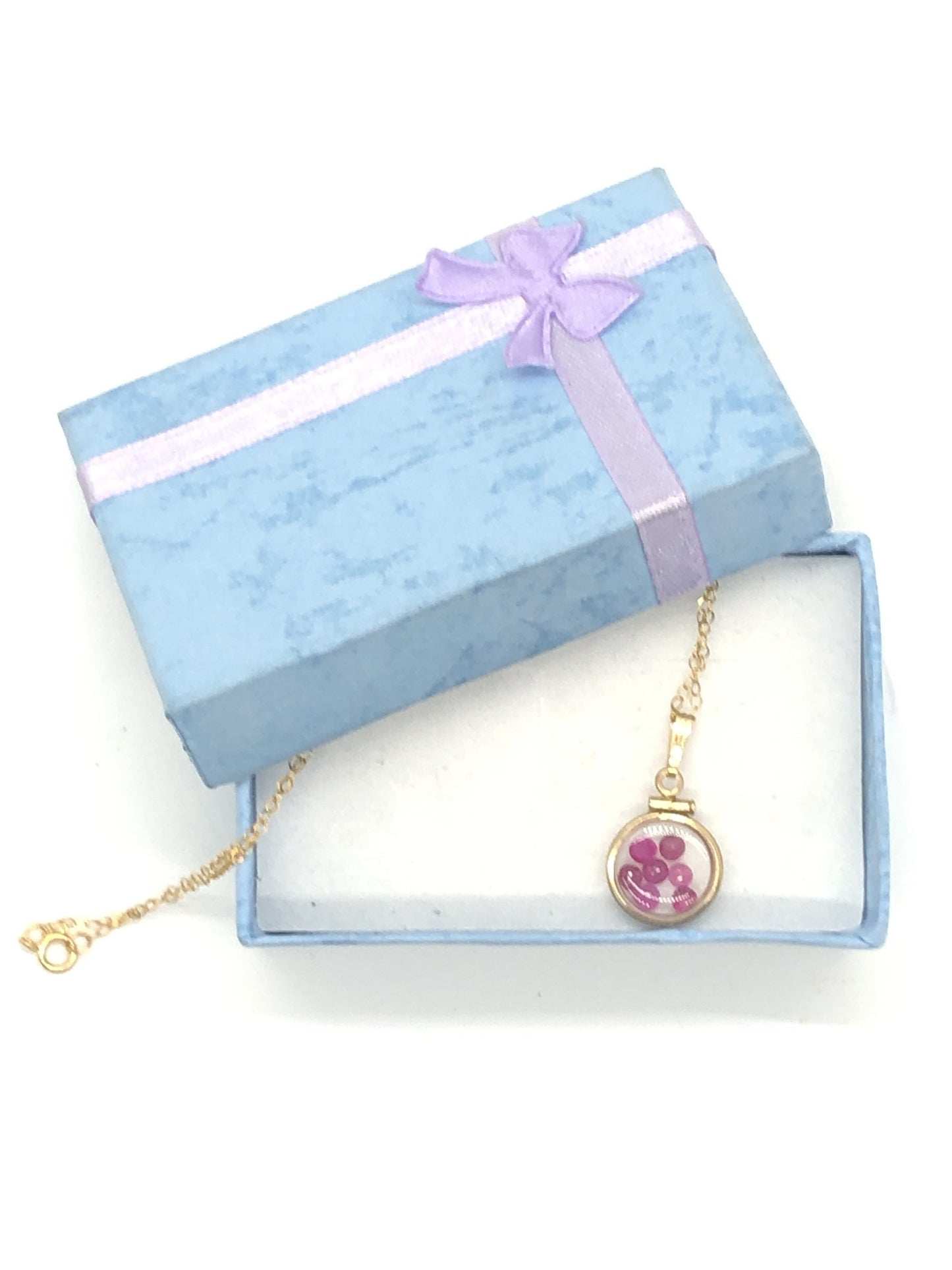 Handmade Ruby Shaker Locket 14k gold filled or silver silver with beautiful July Birthstone, 1.26 TCW