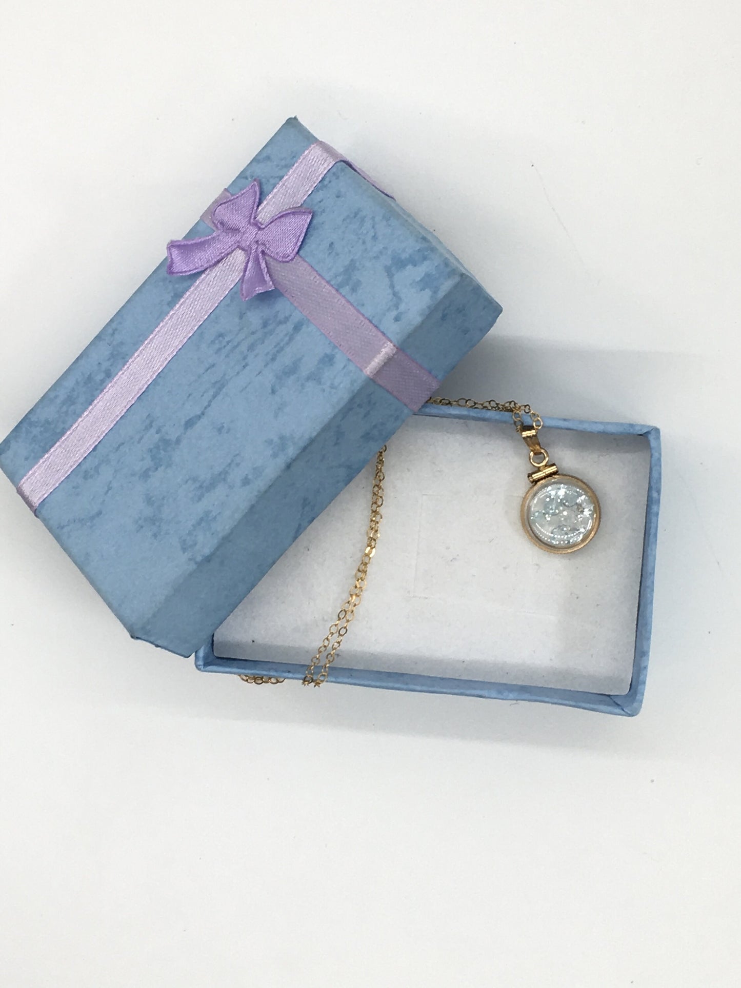 Diminutive Topaz Shaker Locket 14k gold filled or Sterling Silver with beautiful November Birthstone 0.9 TCW