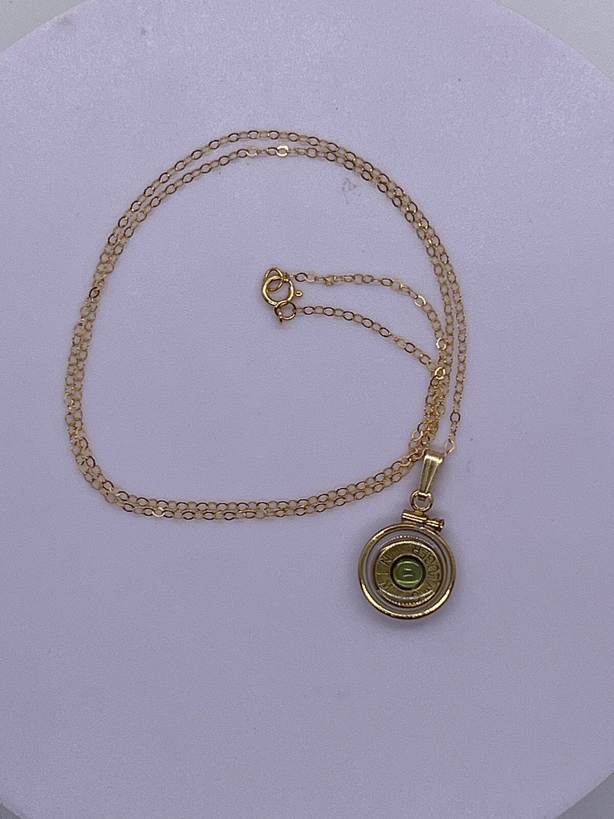 Customizable Handmade 9mm bullet 14k gold filled bullet locket GEMS UNIQUE