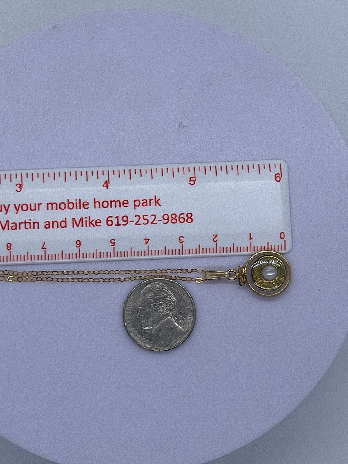 Customizable Handmade 9mm bullet 14k gold filled bullet locket GEMS UNIQUE