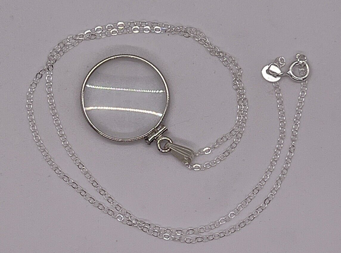 Sterling silver 20mm Empty Glass Shaker locket, free tool