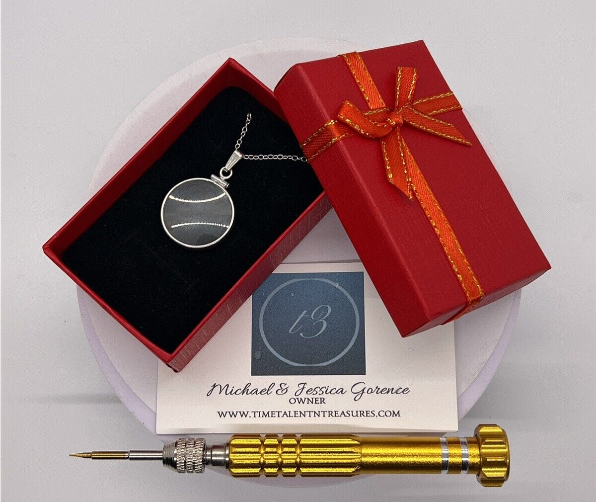 Sterling silver 20mm Empty Glass Shaker locket, free tool