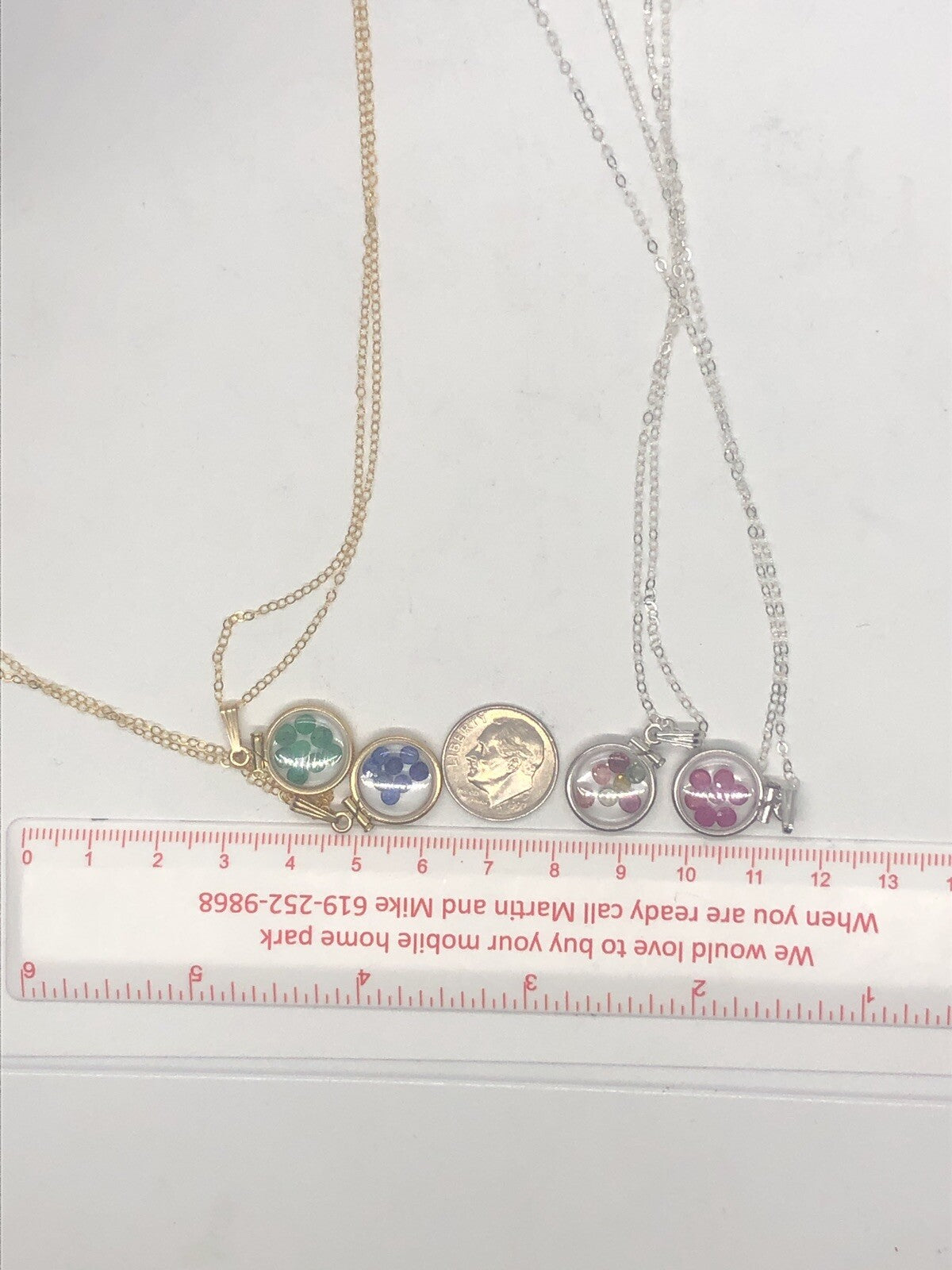 Diminutive Mother’s Day gem Shaker Lockets: You choose the locket and the GEMS