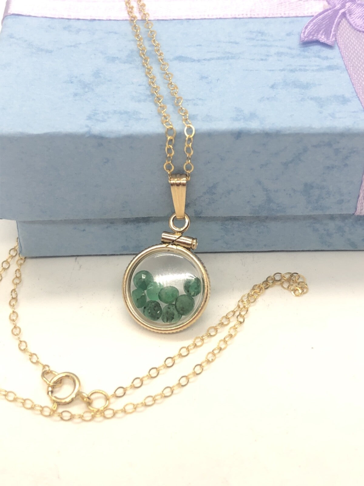 Diminutive Mother’s Day gem Shaker Lockets: You choose the locket and the GEMS
