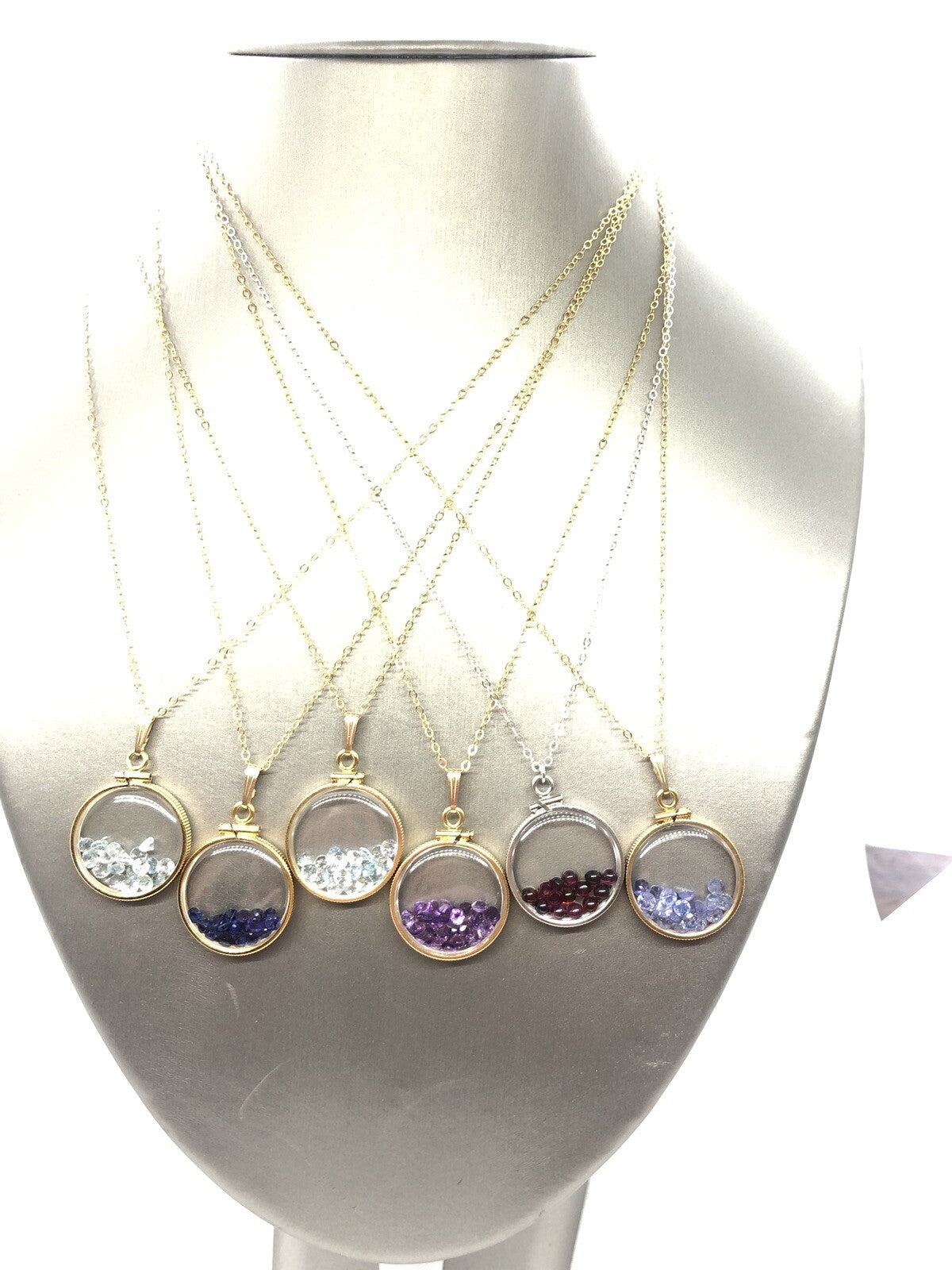 Custom made Mother’s Day Shaker Locket. Choose your own birthstones and Locket