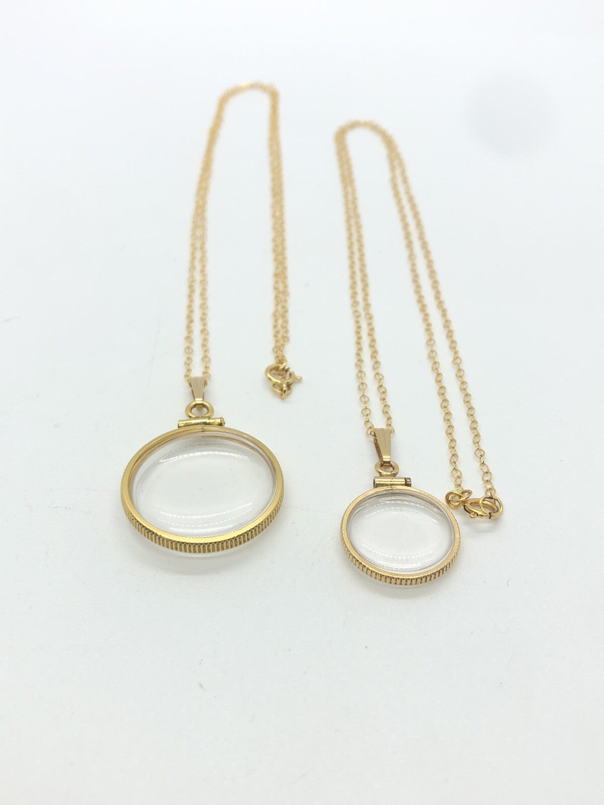 Empty Vintage 12k gold filled Shaker Lockets 50 year old new stock 15, 20 mm