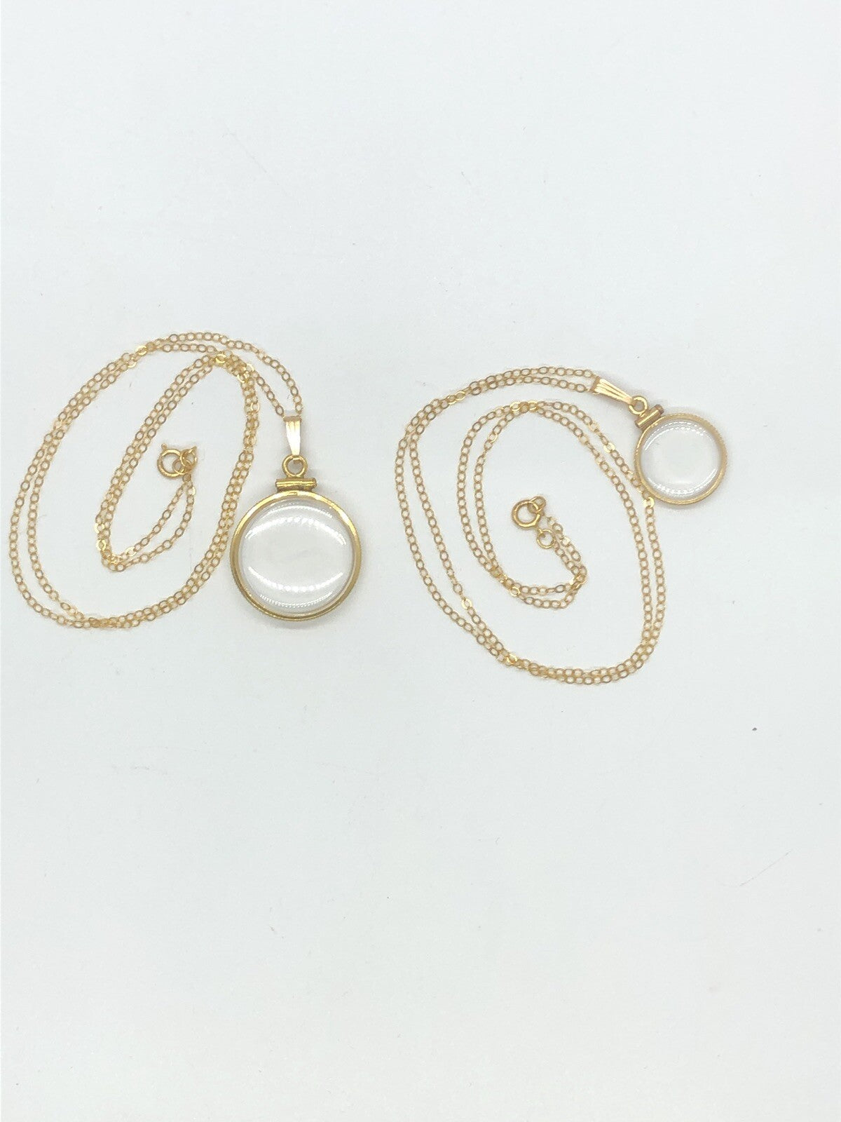 Empty Vintage 12k gold filled Shaker Lockets 50 year old new stock 15, 20 mm