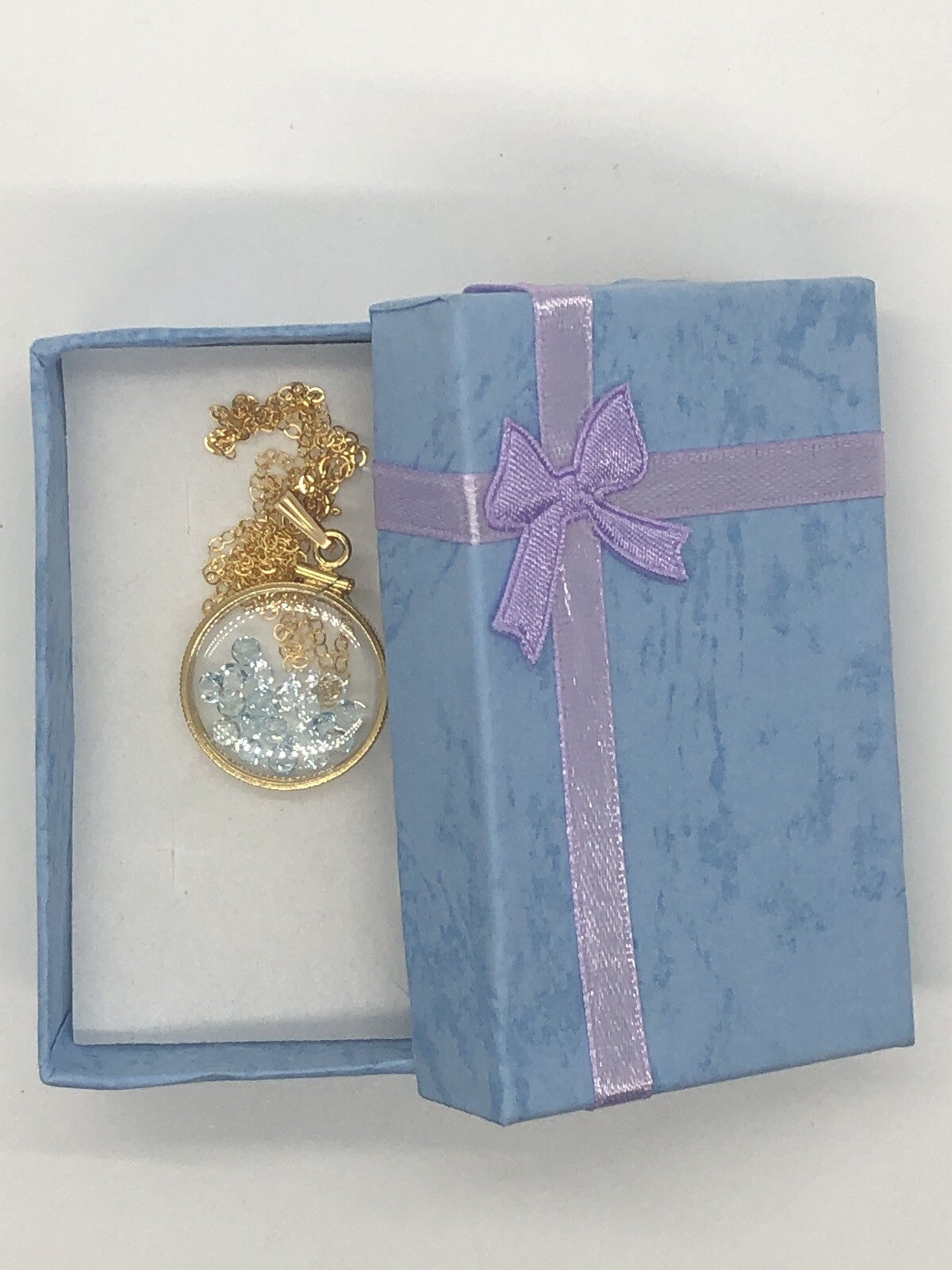Handmade Topaz Shaker Locket 14k GF or Sterling Silver, Custom 4 Mother’s Day