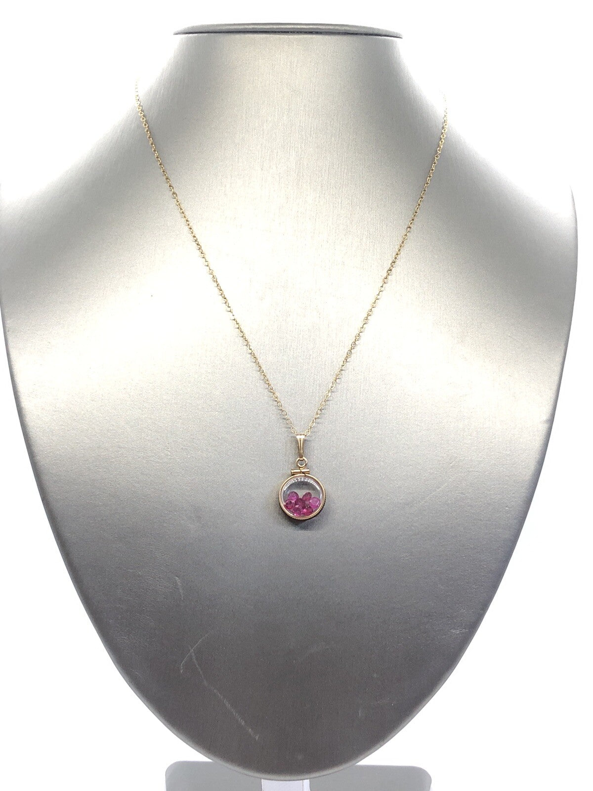 Handmade12.5 mmRuby Shaker Locket 14k GF or Sterling Silver, Custom Mother’s Day