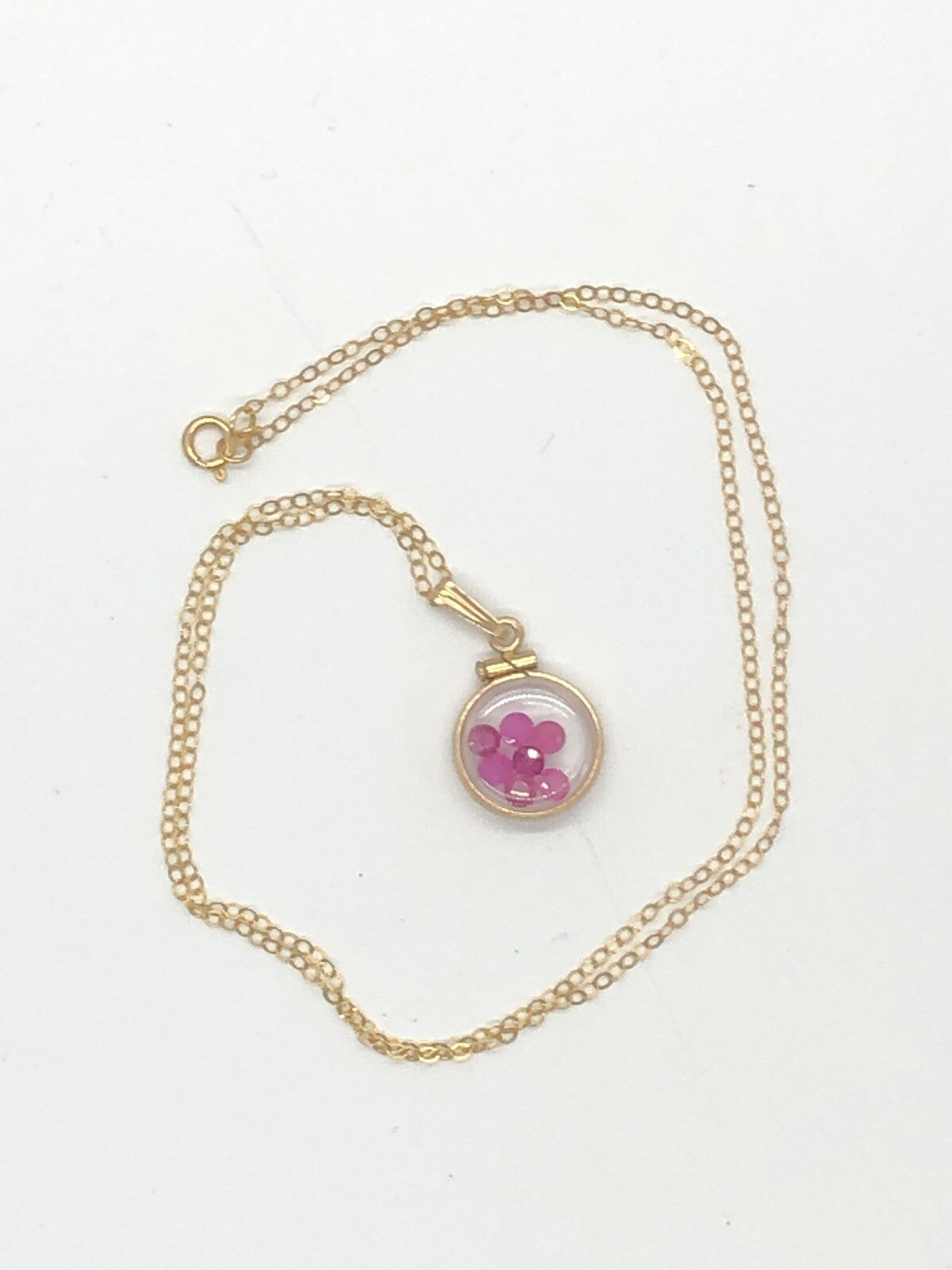 Handmade12.5 mmRuby Shaker Locket 14k GF or Sterling Silver, Custom Mother’s Day