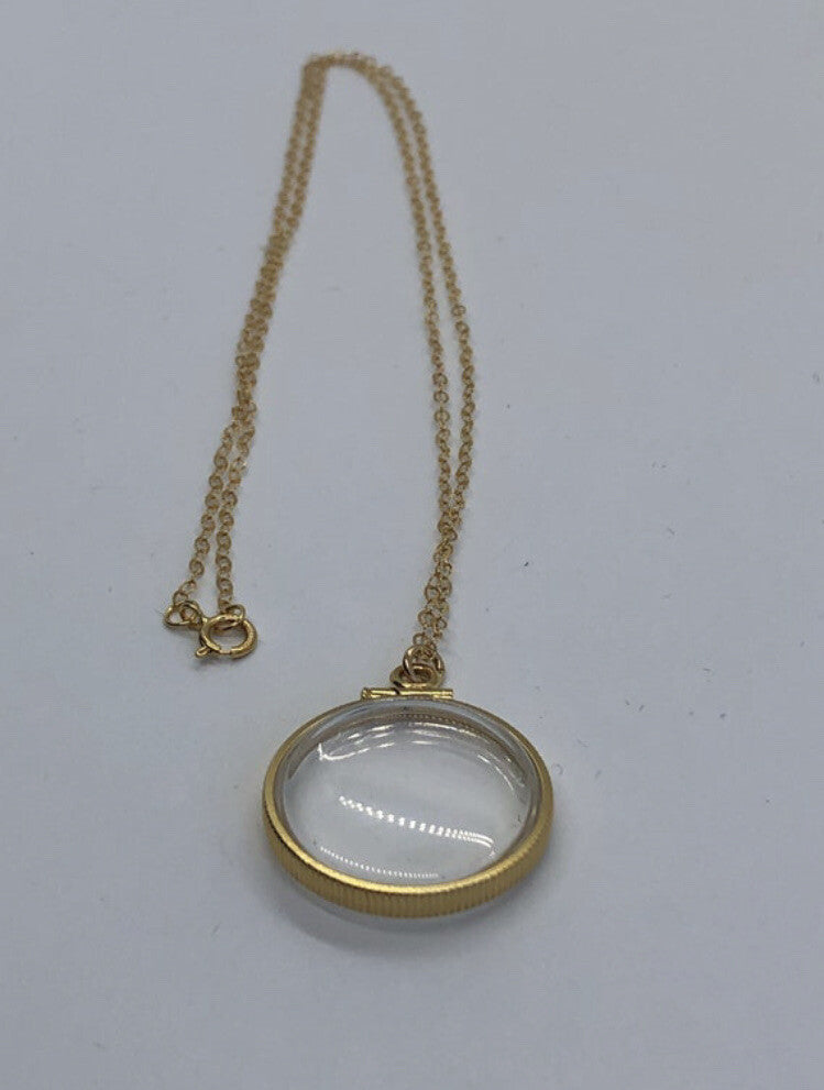Empty 14k Gold Filled Shaker locket 20mm, w/free tool fill with your TREASURES