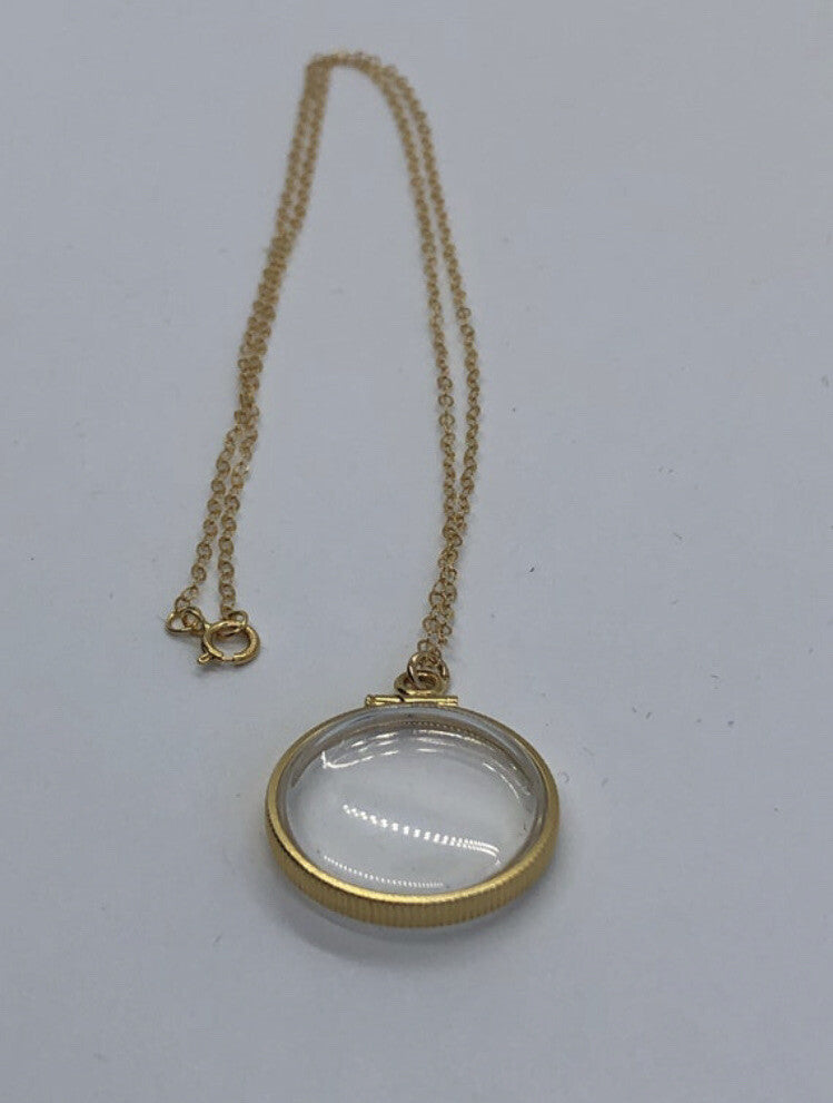 20mm 14k gold filled Shaker Locket, empty ready for gems, treasures, free tool