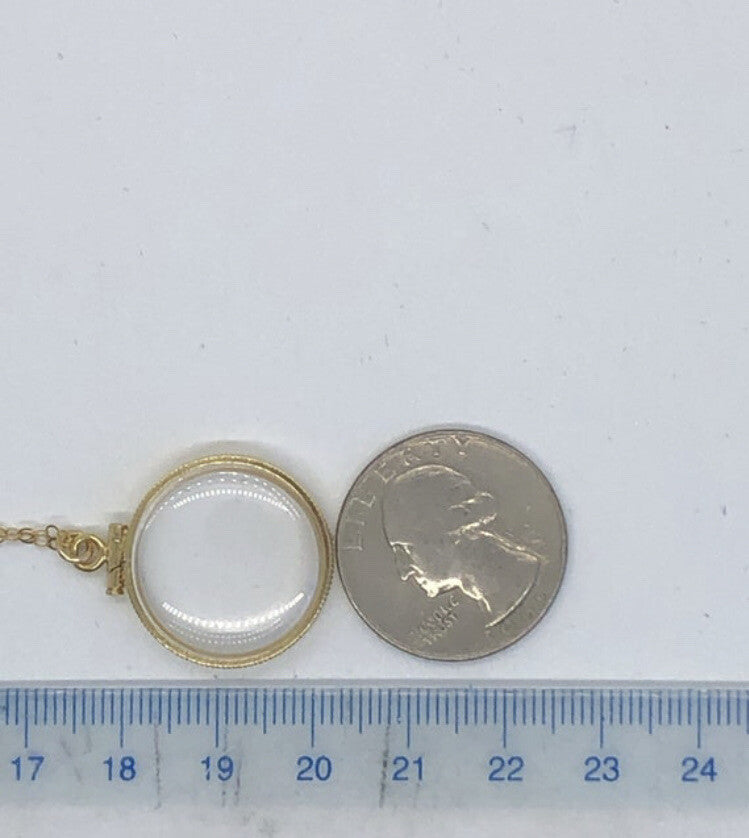 20mm 14k gold filled Shaker Locket, empty ready for gems, treasures, free tool