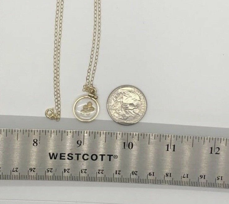 Vintage 12k gold filled shaker locket with 5 beautiful 3mm Citrine cabochons