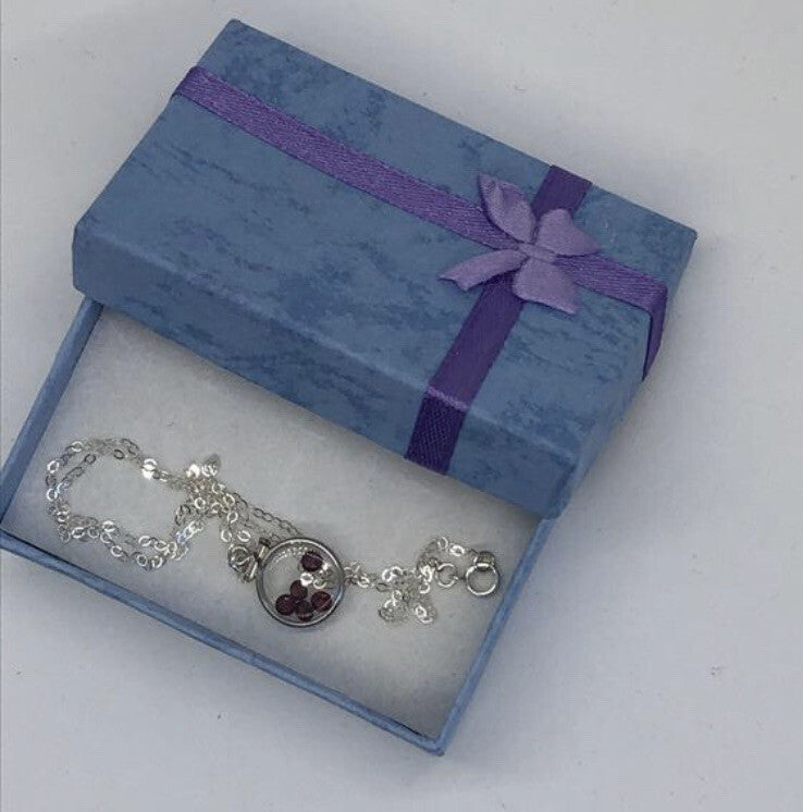 12.5 mm Handmade sterling silver shaker locket with 0.85 TCW of genuine garnets