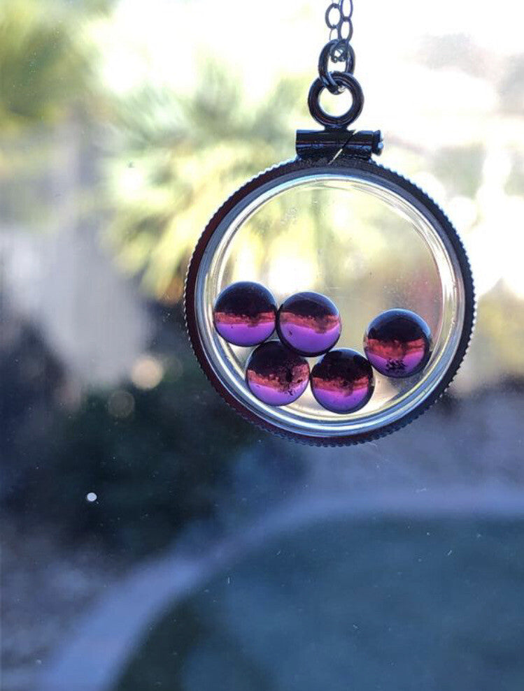 20mm Sterling Silver Shaker locket with 3.98 TCW genuine Garnets, January Birth