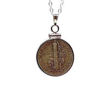 Collar clásico hecho a mano de plata de ley mercurio, 43 cm (18 pulgadas), Plata esterlina, Sin piedra preciosa