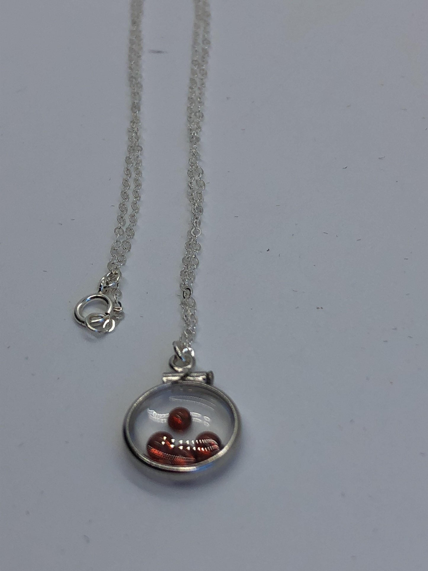 Dainty handmade garnet sterling silver shaker locket with .88 ctw natural gems, january birthstone customize one for mother's day, just ask
