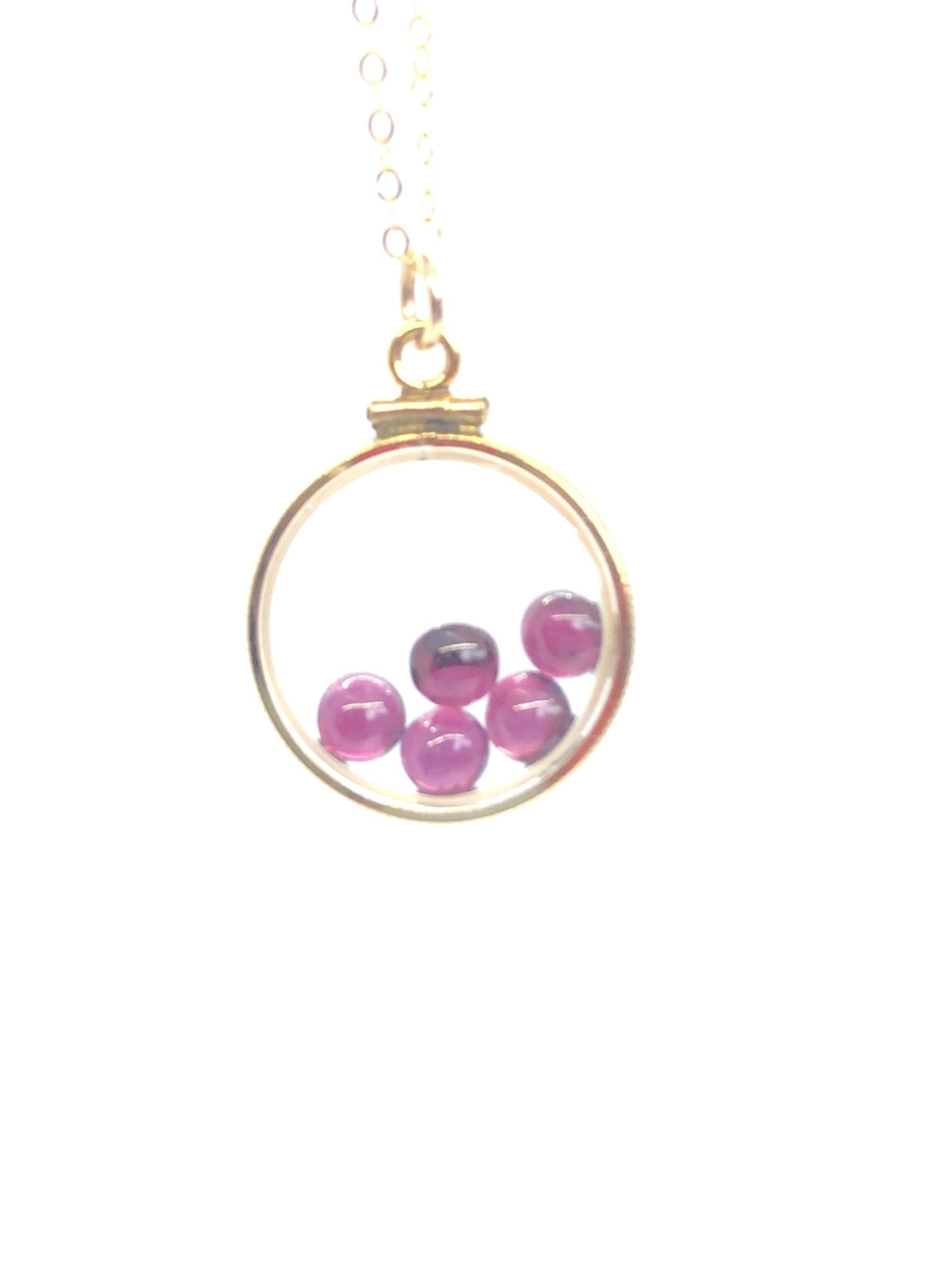 Vintage Garnet Shaker Locket, 12k gold filled w/ 4 CTW of beautiful gems, January birthstone New Old Stock 50 years old Limited supply