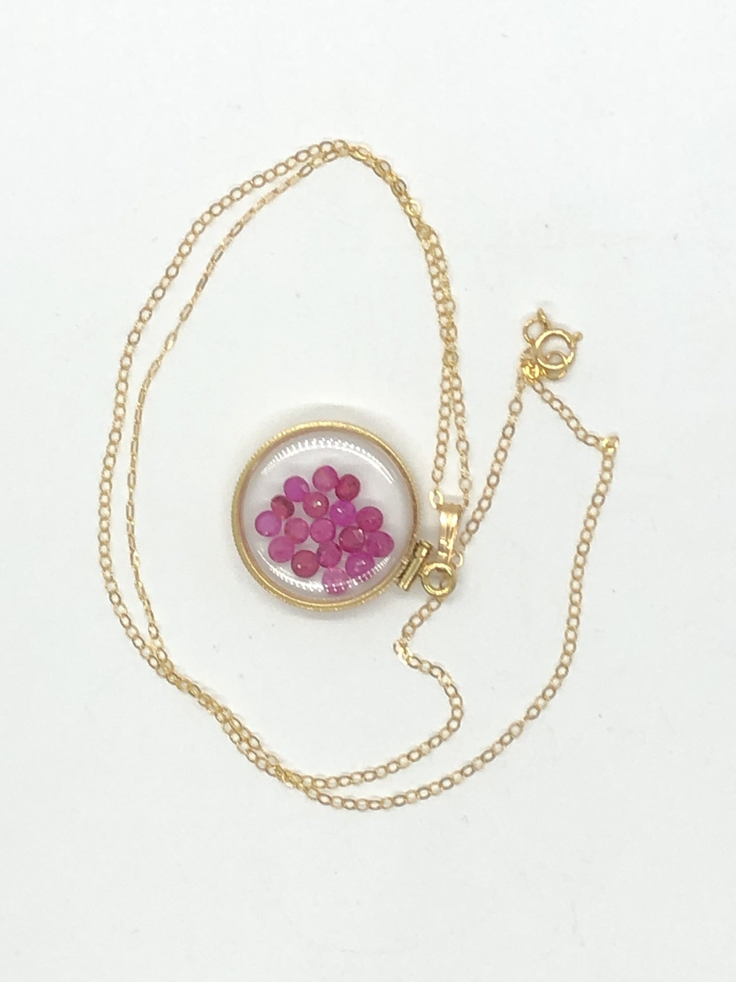 Customizable, Shaker Locket 14k GF or silver w/ your choice of beautiful birthstones, custom created by YOU