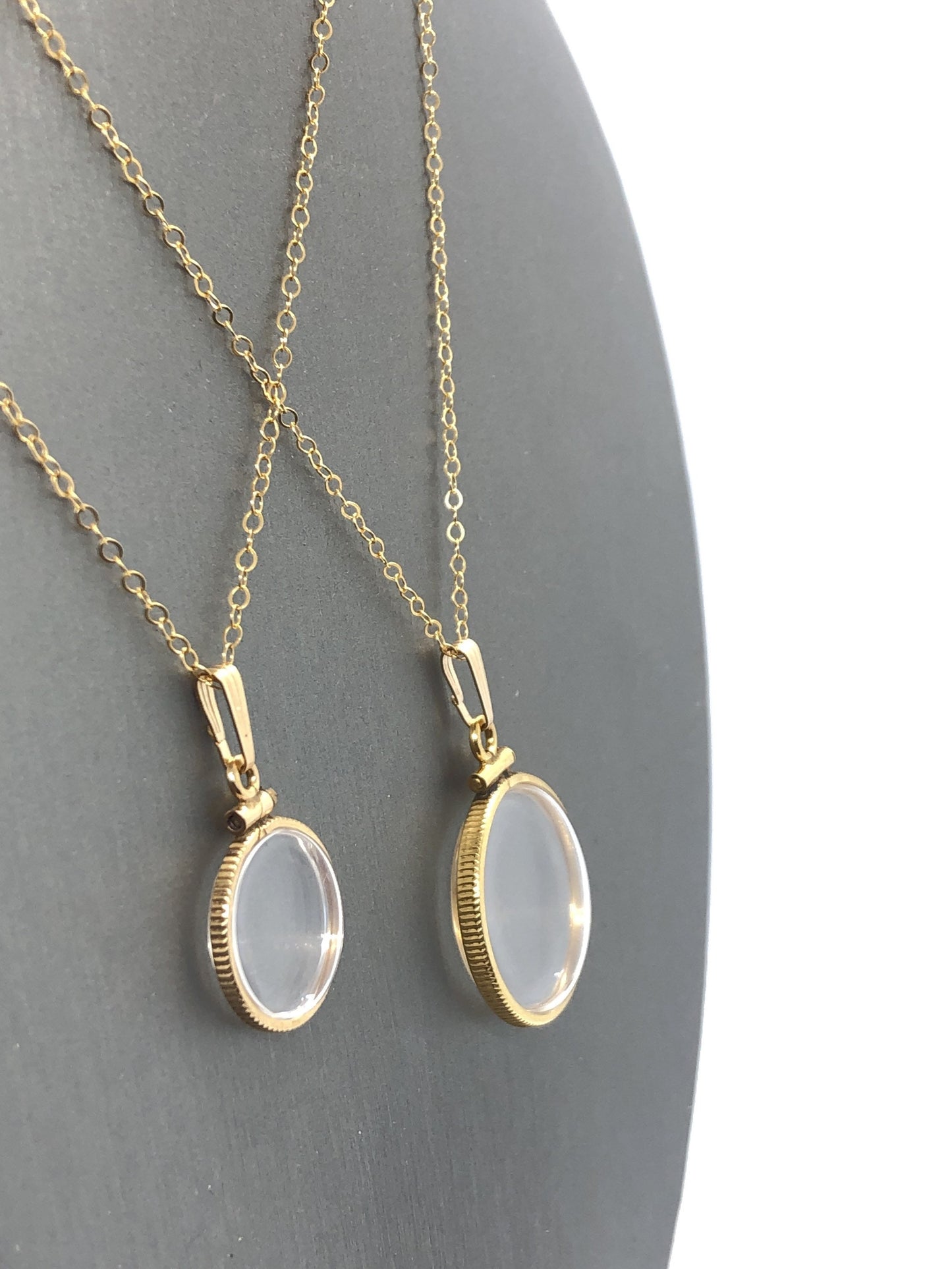 Empty Vintage shaker Locket 12k gold filled, 50 year old New Stock, 20mm or 15 mm limited supply
