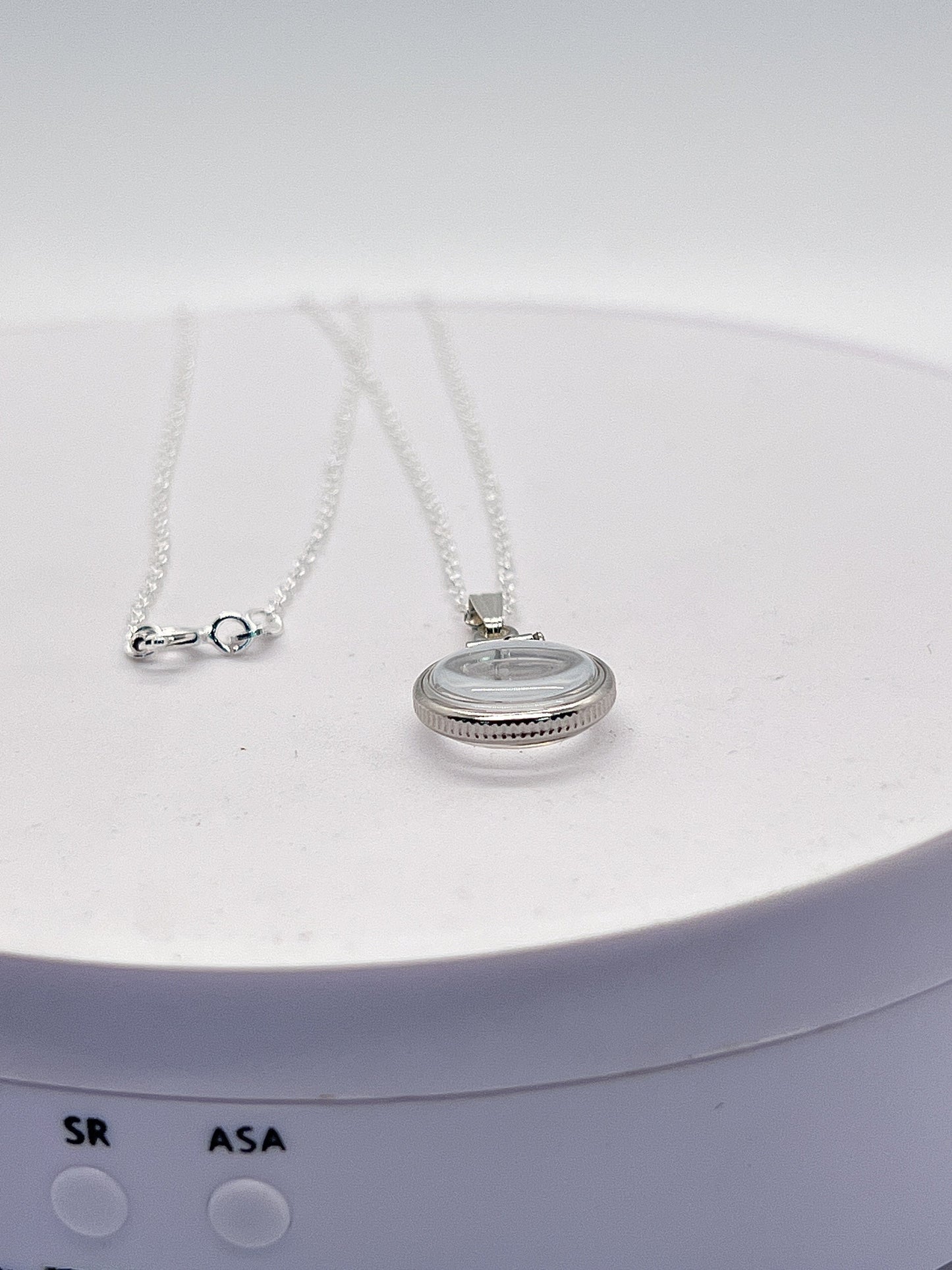 Empty, 12.5 mm Handmade sterling silver shaker locket, FREE Screwdriver,waiting for your small treasures, custom option available.