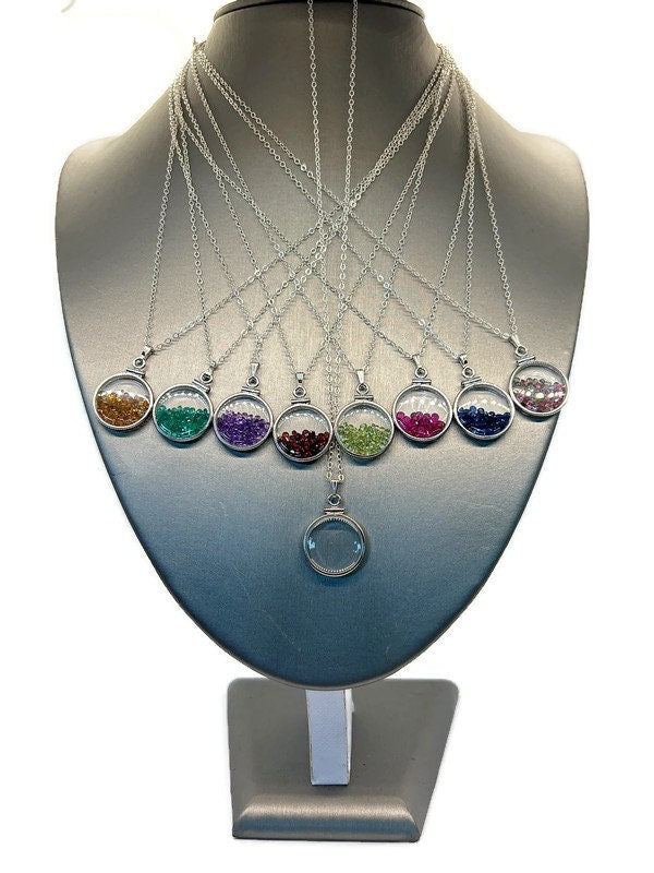 Dime Sized Empty Customizable Handmade Sterling Silver Shaker Locket Necklace w/ Free Screwdriver Waiting For small treasure. Free Gift Box