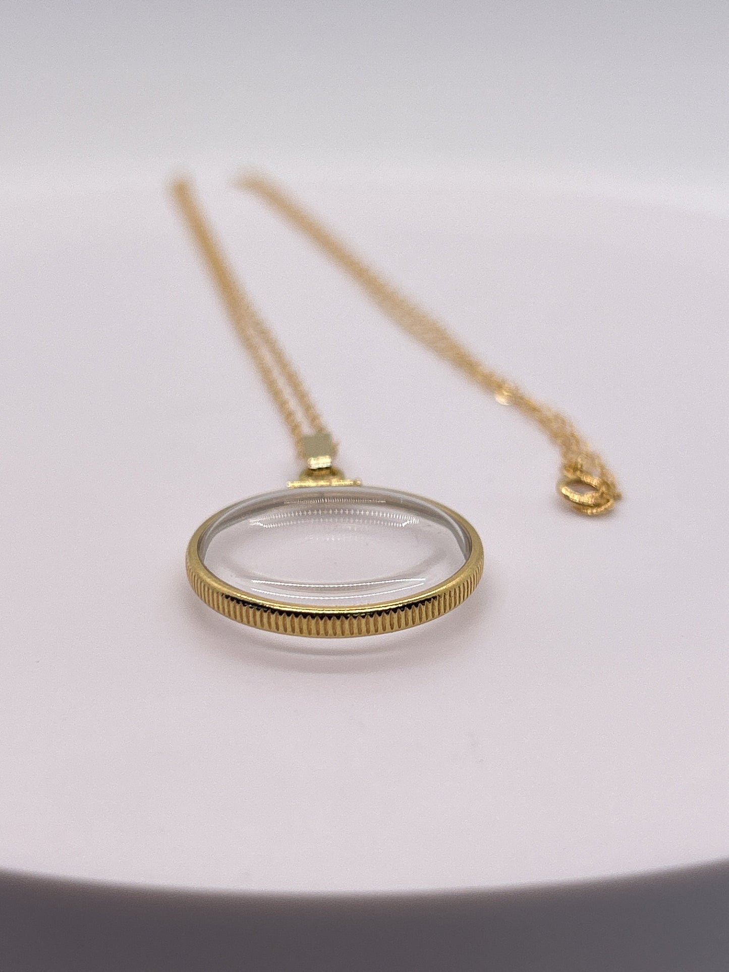 Solid 14k gold Empty large 21.5 mm Handmade shaker Locket w/ FREE small SCREW DRIVER waiting for your little treasures, with chain