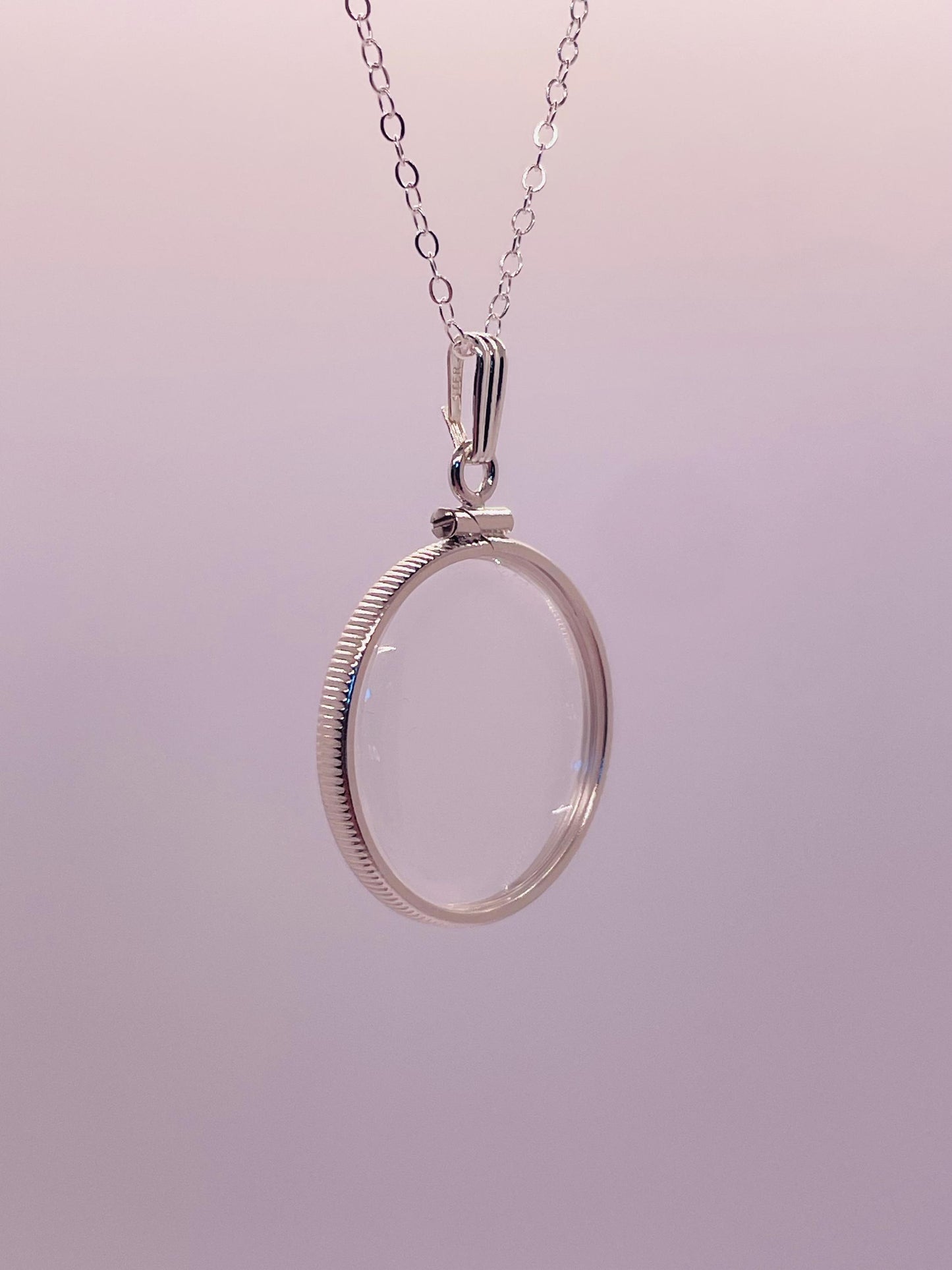 Empty 25mm Sterling Silver Locket | Free small Screwdriver included!