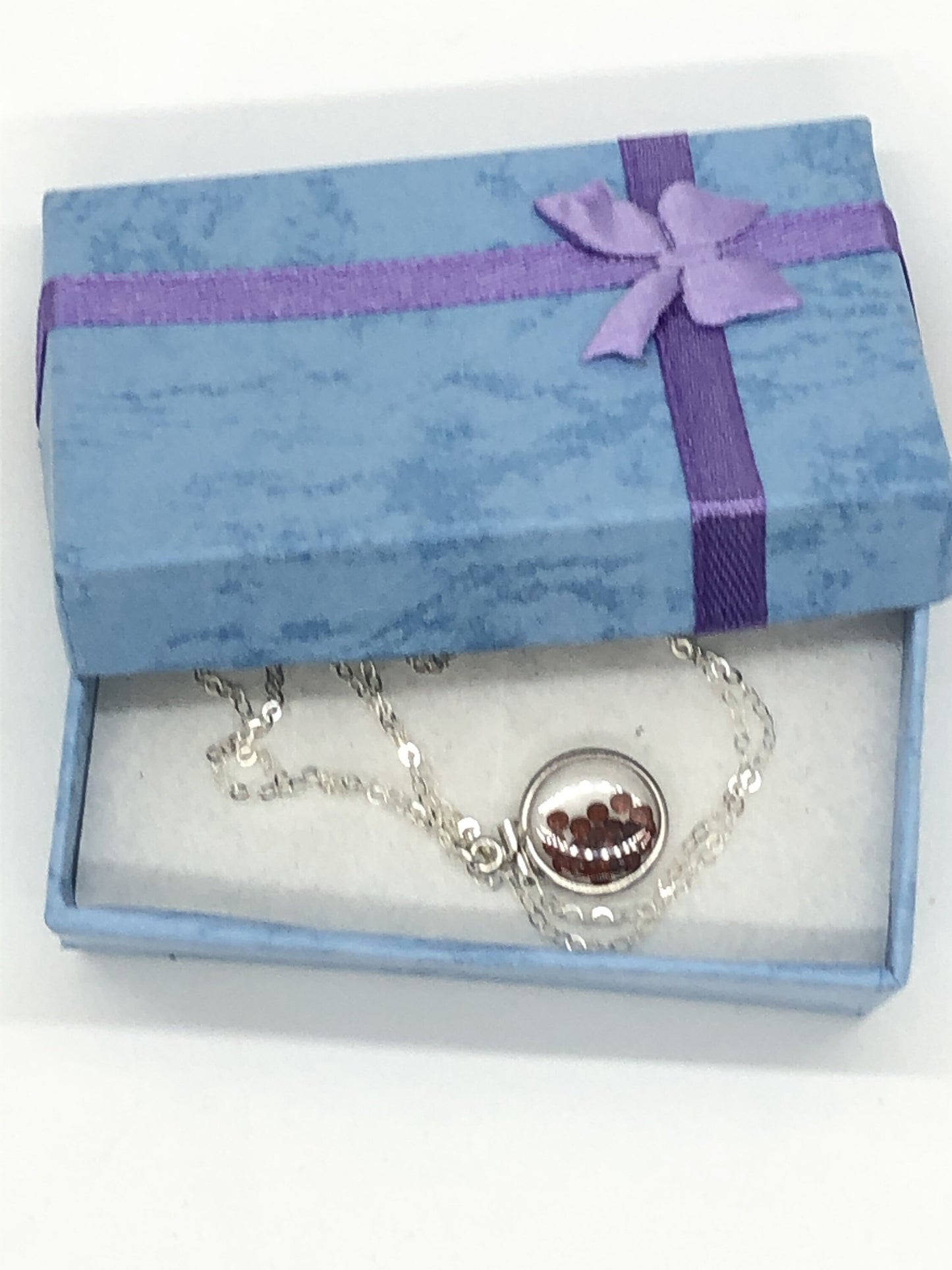 Handmade garnet/sterling silver shaker locket with 0.85 TCW of beautiful  genuine gems  January birthstone, dainty, Make one for MOM?ask me