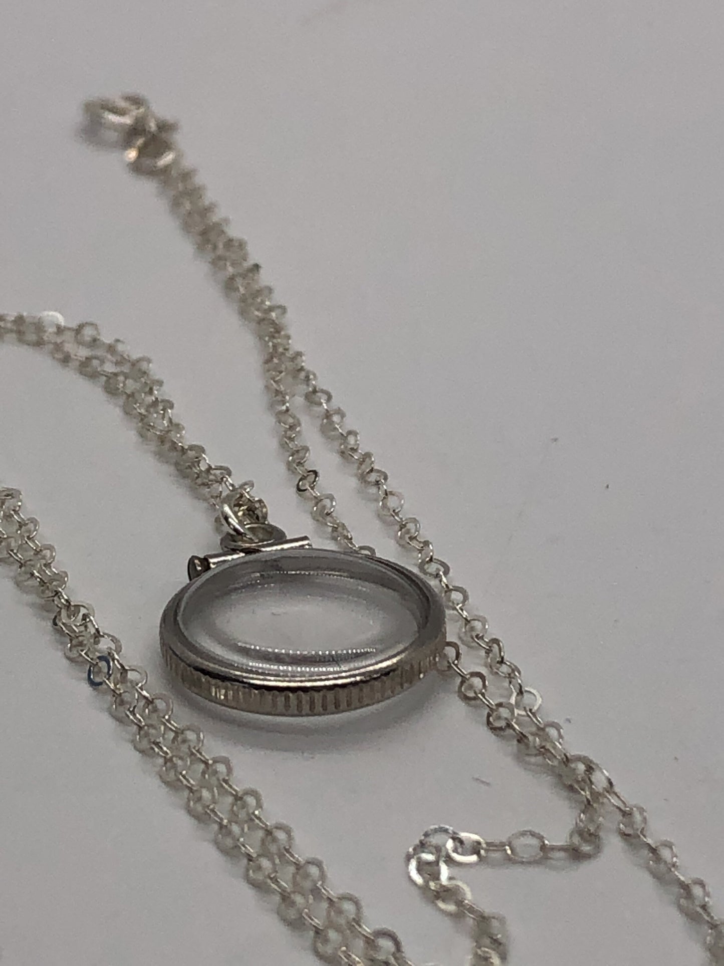 Empty, 12.5 mm Handmade sterling silver shaker locket, FREE Screwdriver,waiting for your small treasures