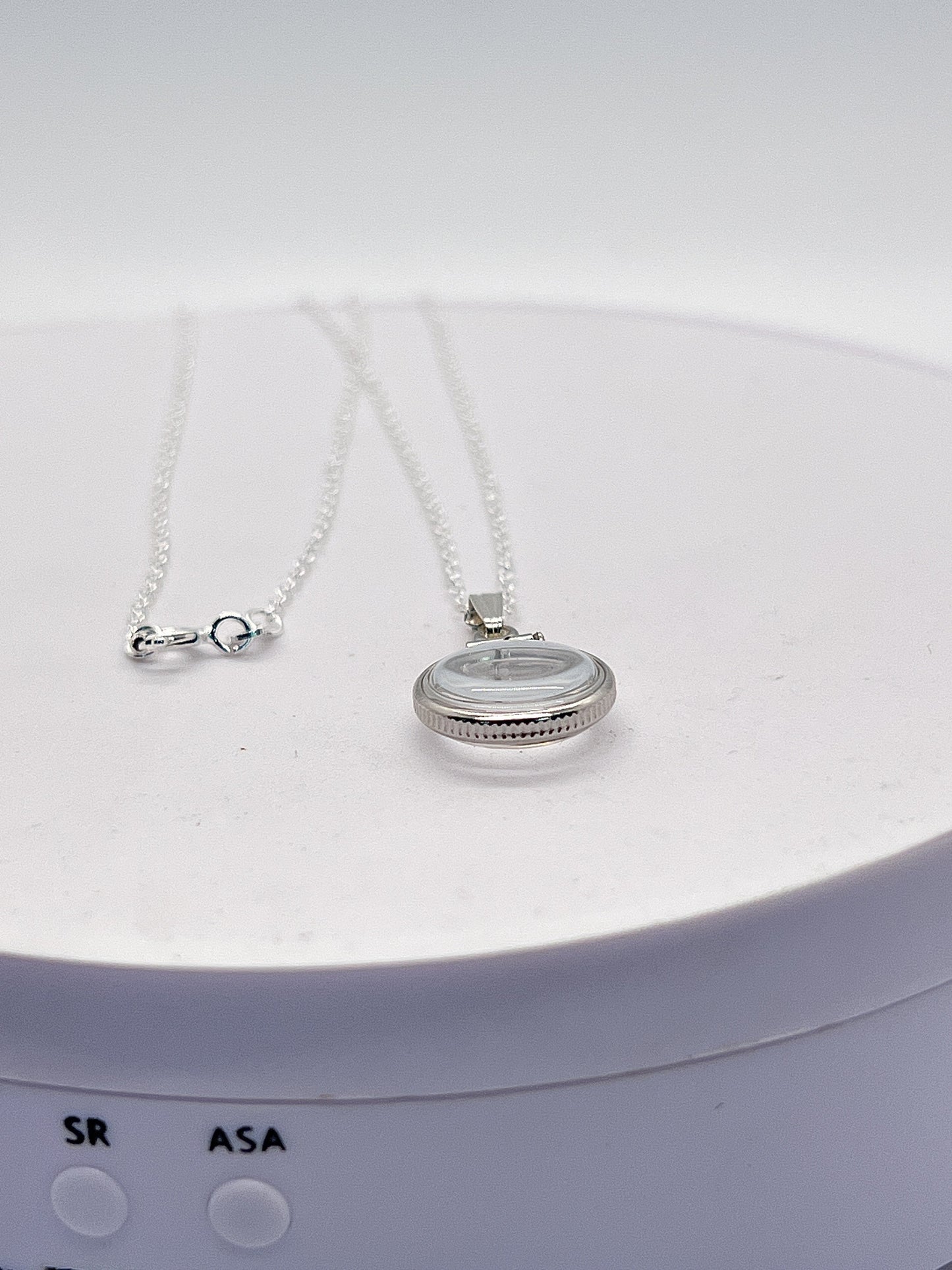 Empty, 12.5 mm Handmade sterling silver shaker locket, FREE Screwdriver,waiting for your small treasures, custom option available.