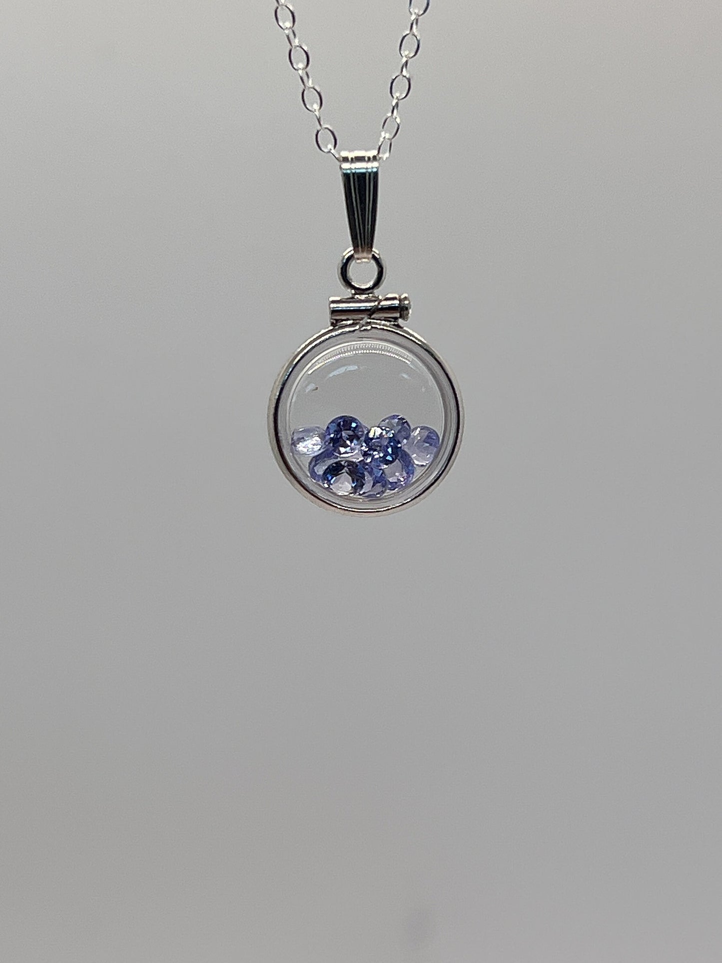 Empty, 12.5 mm Handmade sterling silver shaker locket, FREE Screwdriver,waiting for your small treasures, custom option available.