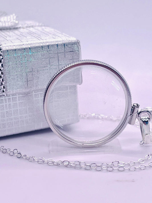 Empty 25mm Sterling Silver Locket | Free small Screwdriver included!