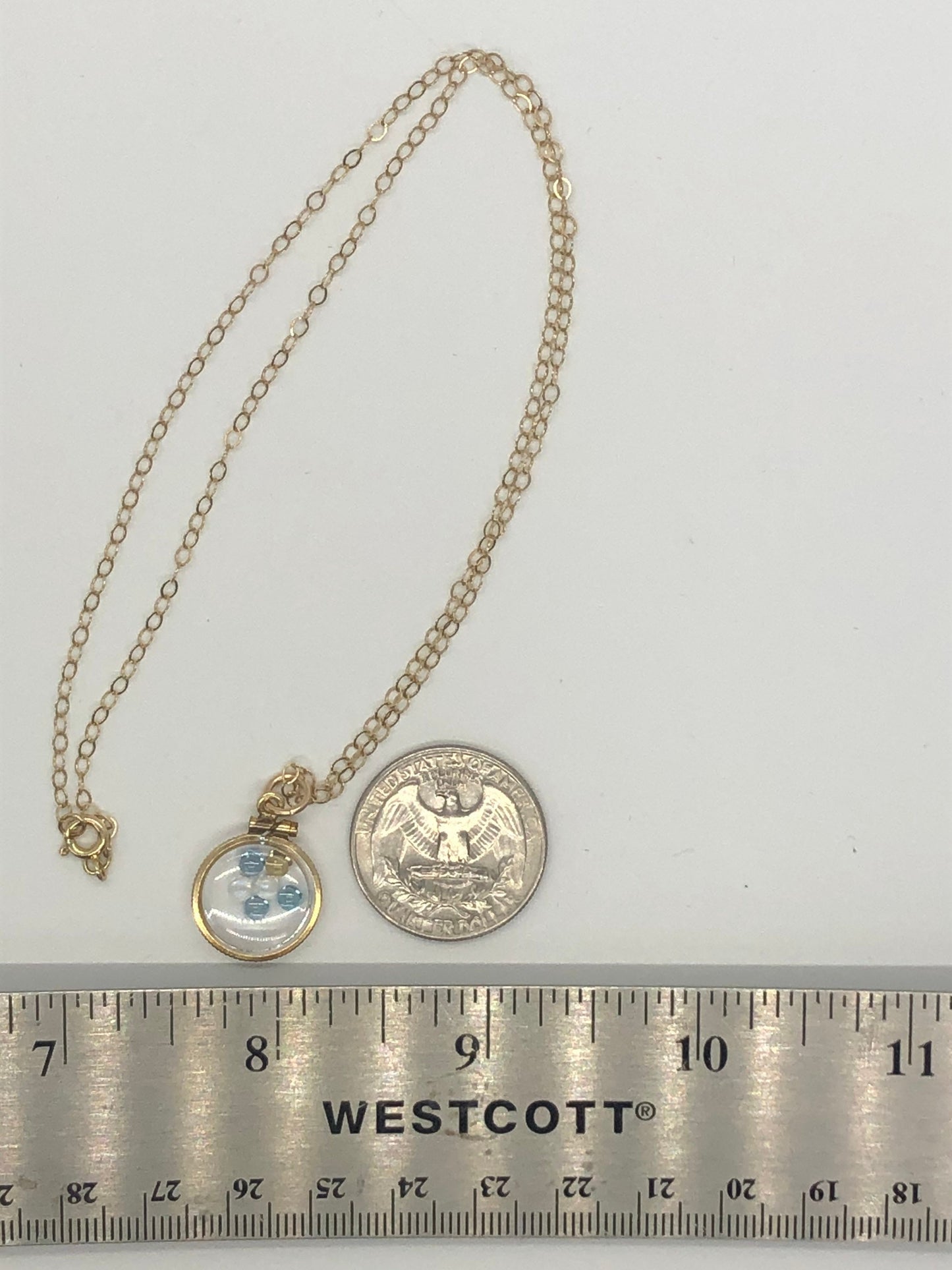 Vintage moonstone, citrine & topaz 12k gold filled Shaker locket with beautiful mix of natural gems, November Birthstones