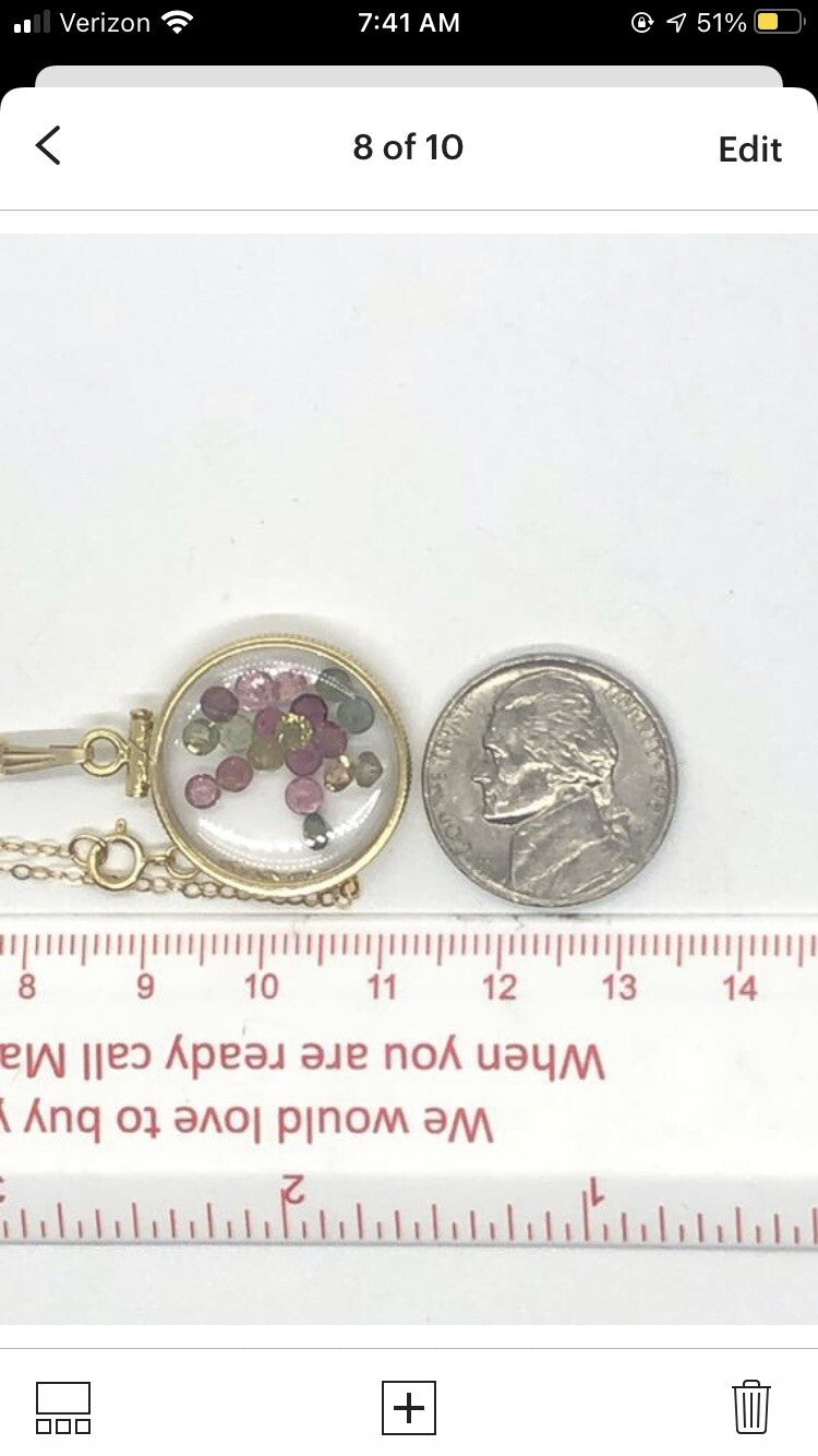 Mother’s Day gem shaker lockets: Topaz, Peridot, Tourmaline, You build option