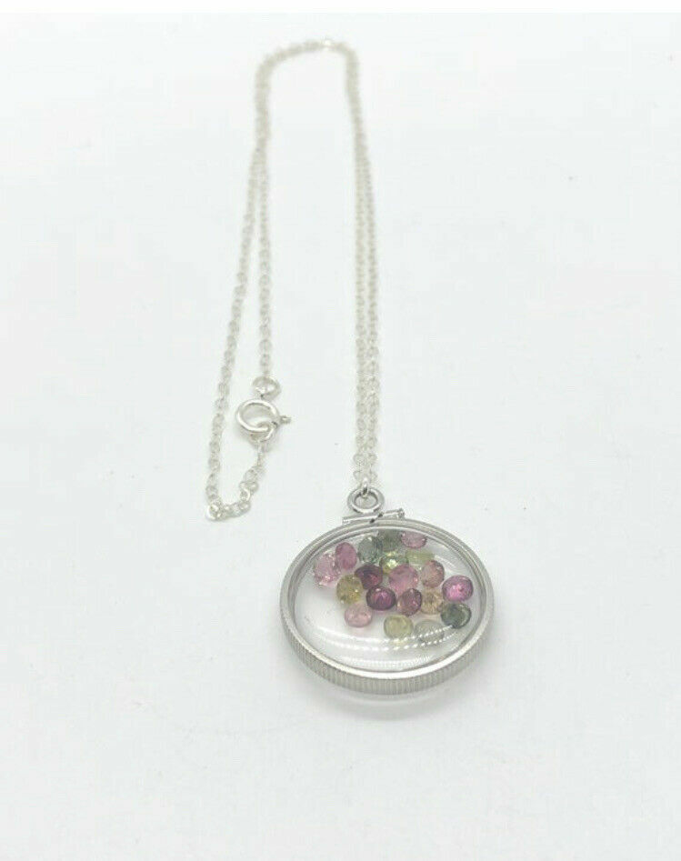 Mother’s Day gem shaker lockets: Topaz, Peridot, Tourmaline, You build option
