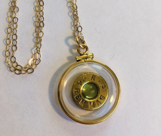 Vintage 12k gold filled shaker locket, beautiful green peridot cabochons UNIQUE