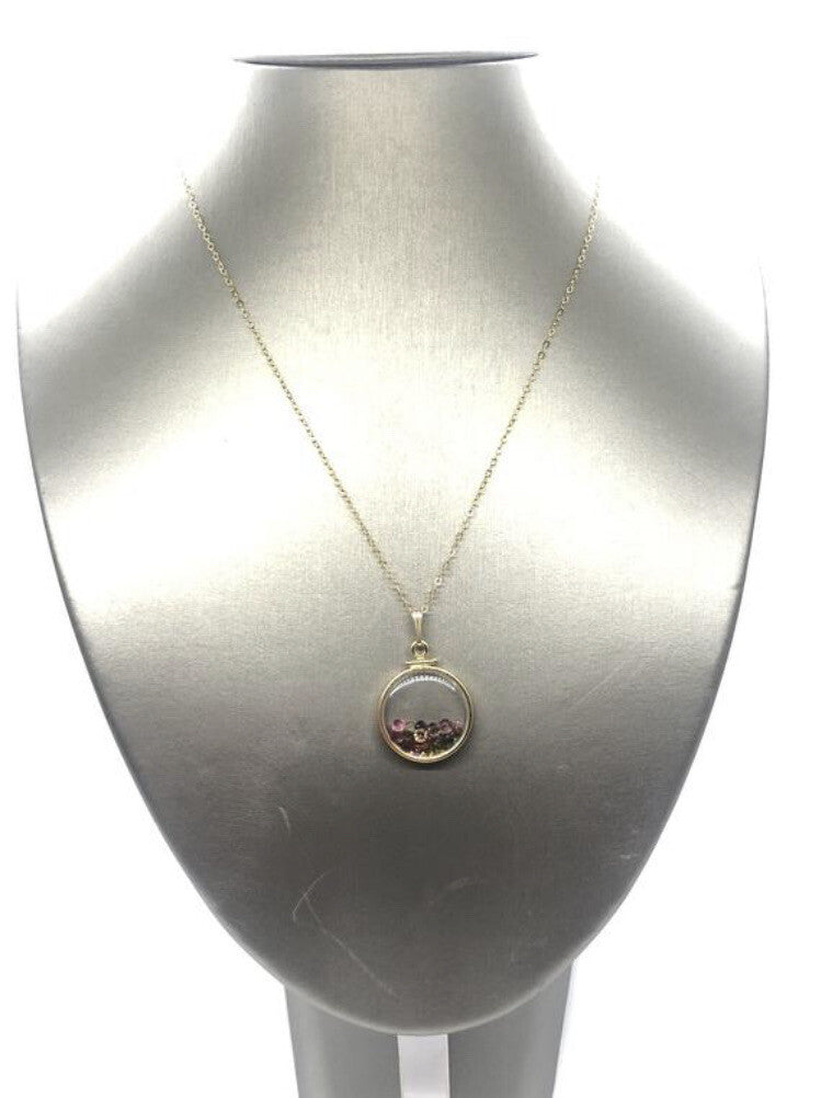 Handmade Tourmaline Shaker Locket 14k GF or Sterling Silver, Custom Mother’s Day