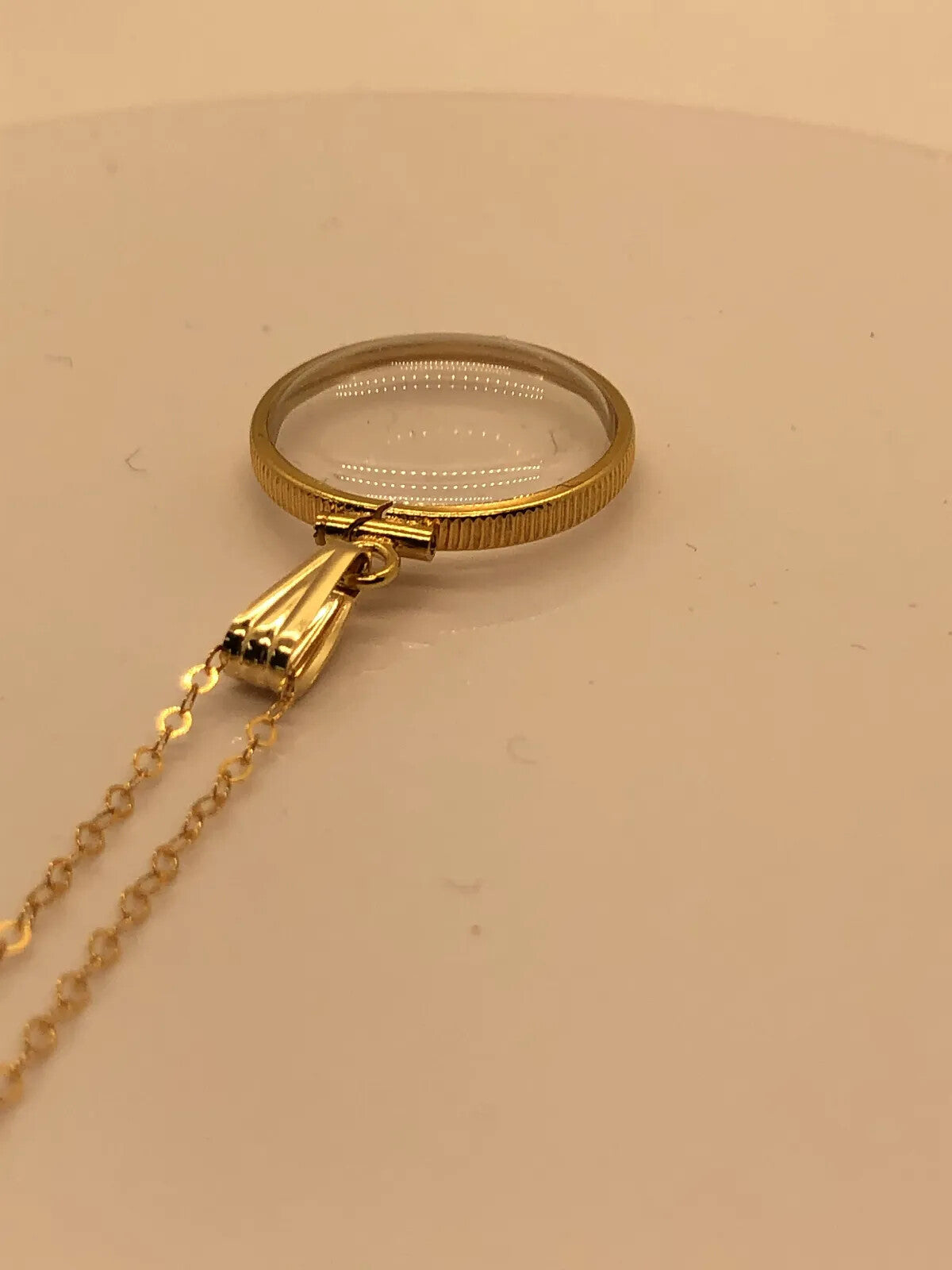 Solid 14k gold Empty 20mm Handmade shaker Locket w/ FREE small  SCREW DRIVER