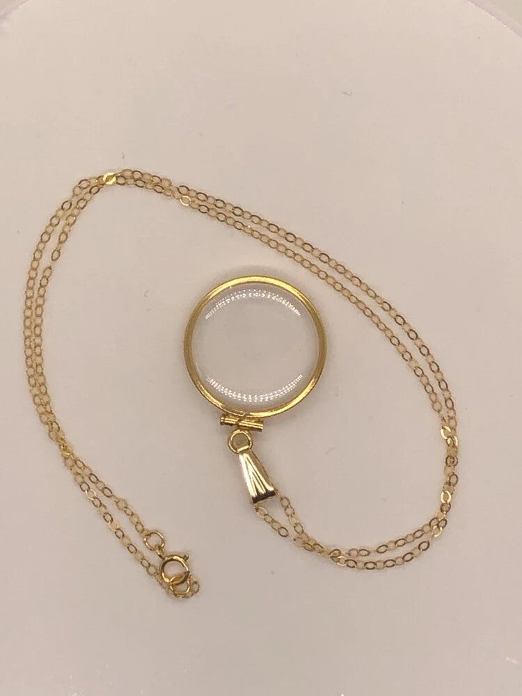 Solid 14k gold Empty 20mm Handmade shaker Locket w/ FREE small  SCREW DRIVER