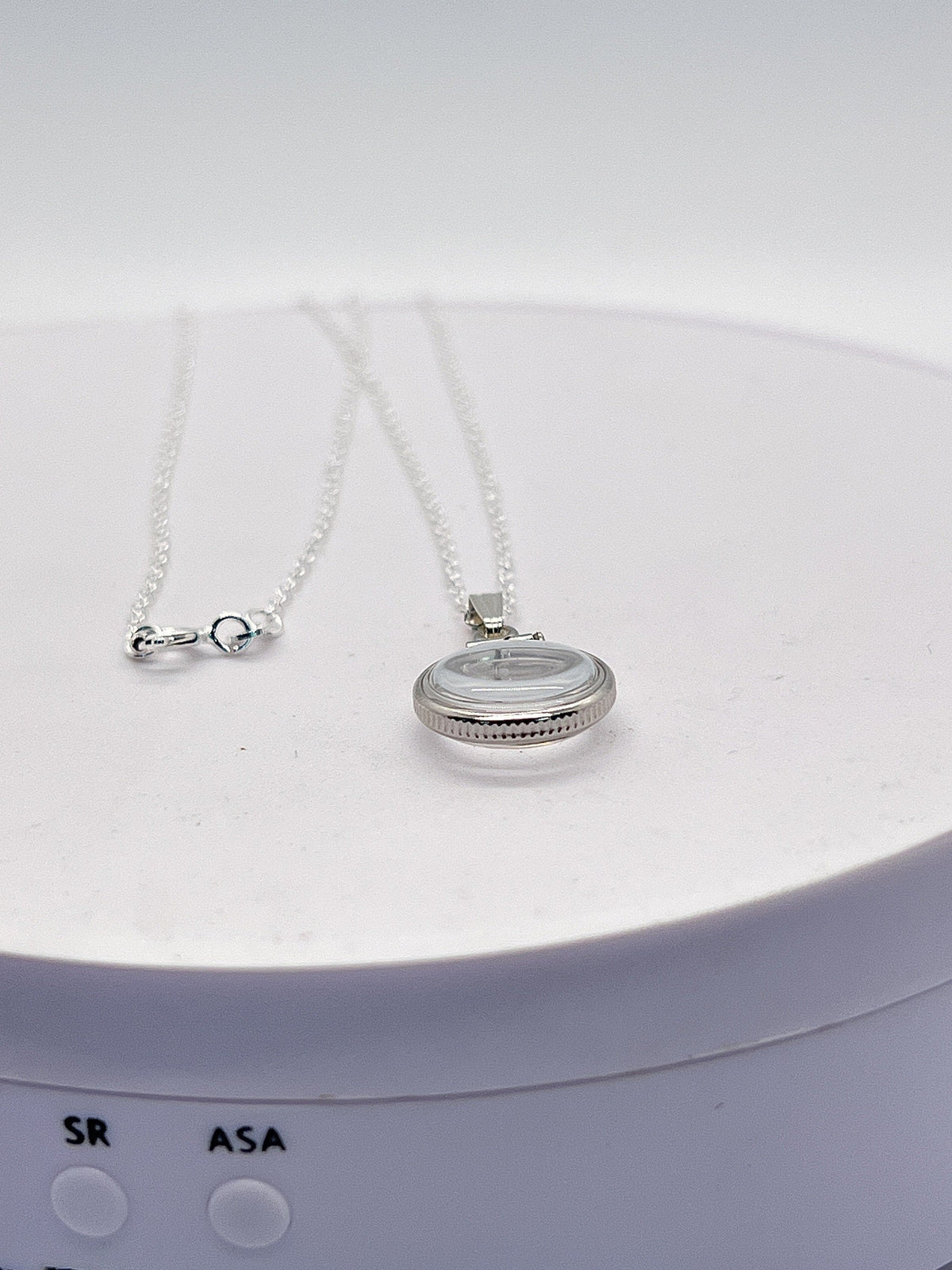 Empty, 12.5 mm Handmade sterling silver shaker locket, FREE Screwdriver,waiting for your small treasures, custom option available.