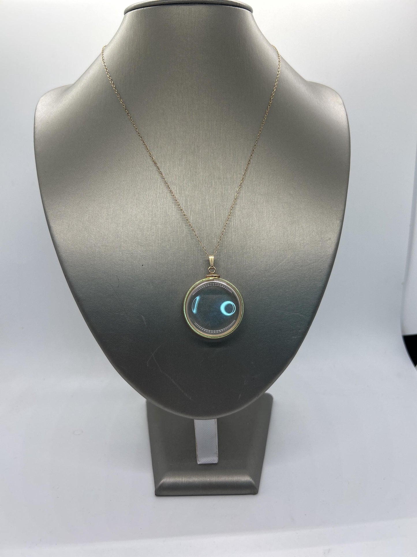 Empty Customizable 30 mm Handmade 14k Gold Filled Shaker Locket Necklace w/ Free Screwdriver Waiting For Your Little Treasures