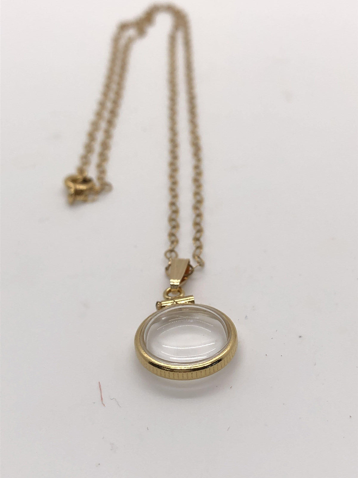 14k solid gold empty 12.5 mm handmade shaker locket, free screwdriver included , waiting for your small treasures